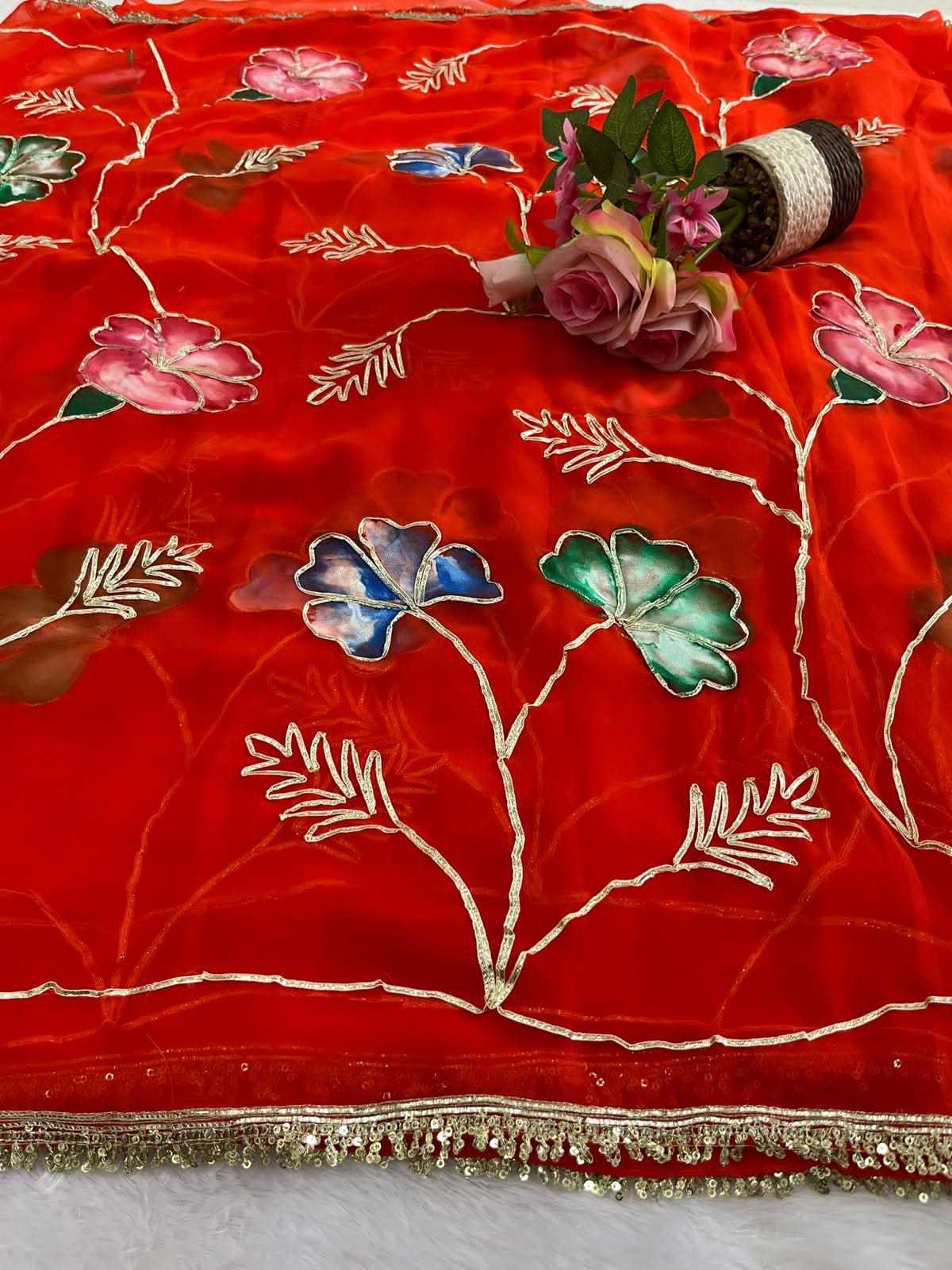 YNF Wholesale Georgette Printed Sarees  | Surat Manufacturer