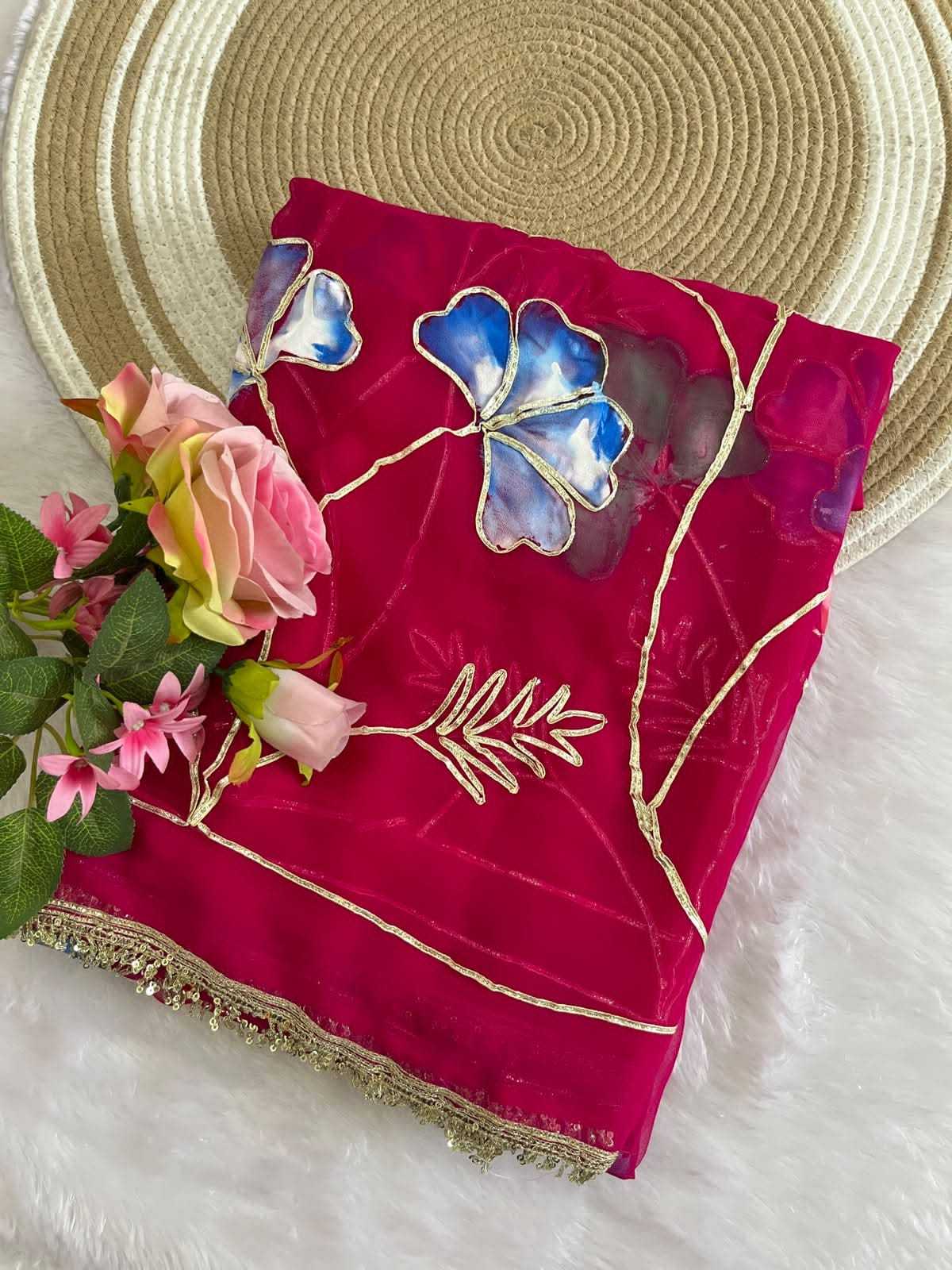 YNF Wholesale Georgette Printed Sarees  | Surat Manufacturer