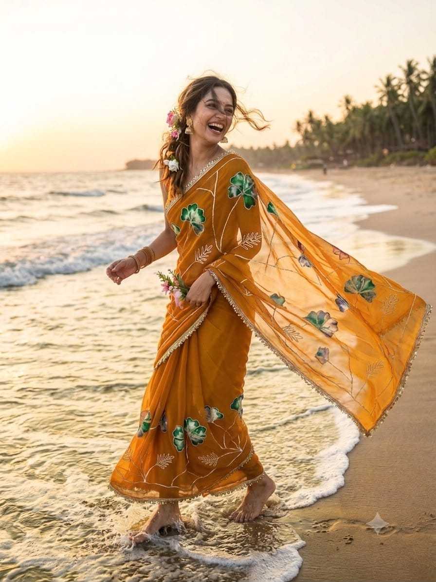 YNF Wholesale Georgette Printed Sarees  | Surat Manufacturer