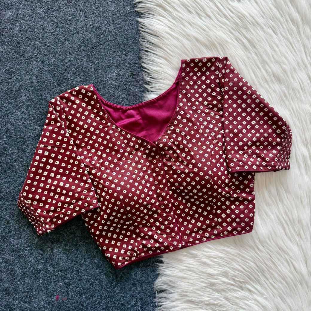 YNF Wholesale Pure Cotton Printed Blouse  | Surat Manufacturer