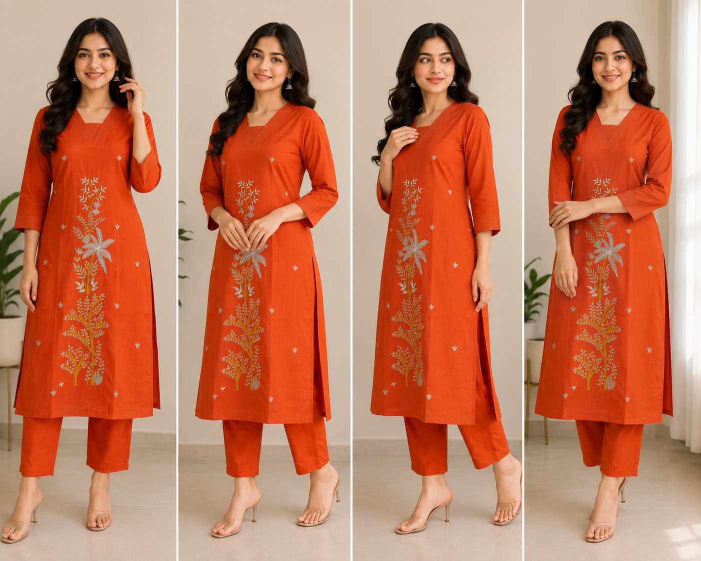 YNF Wholesale Rayon Embroidered Kurtis  | Surat Manufacturer