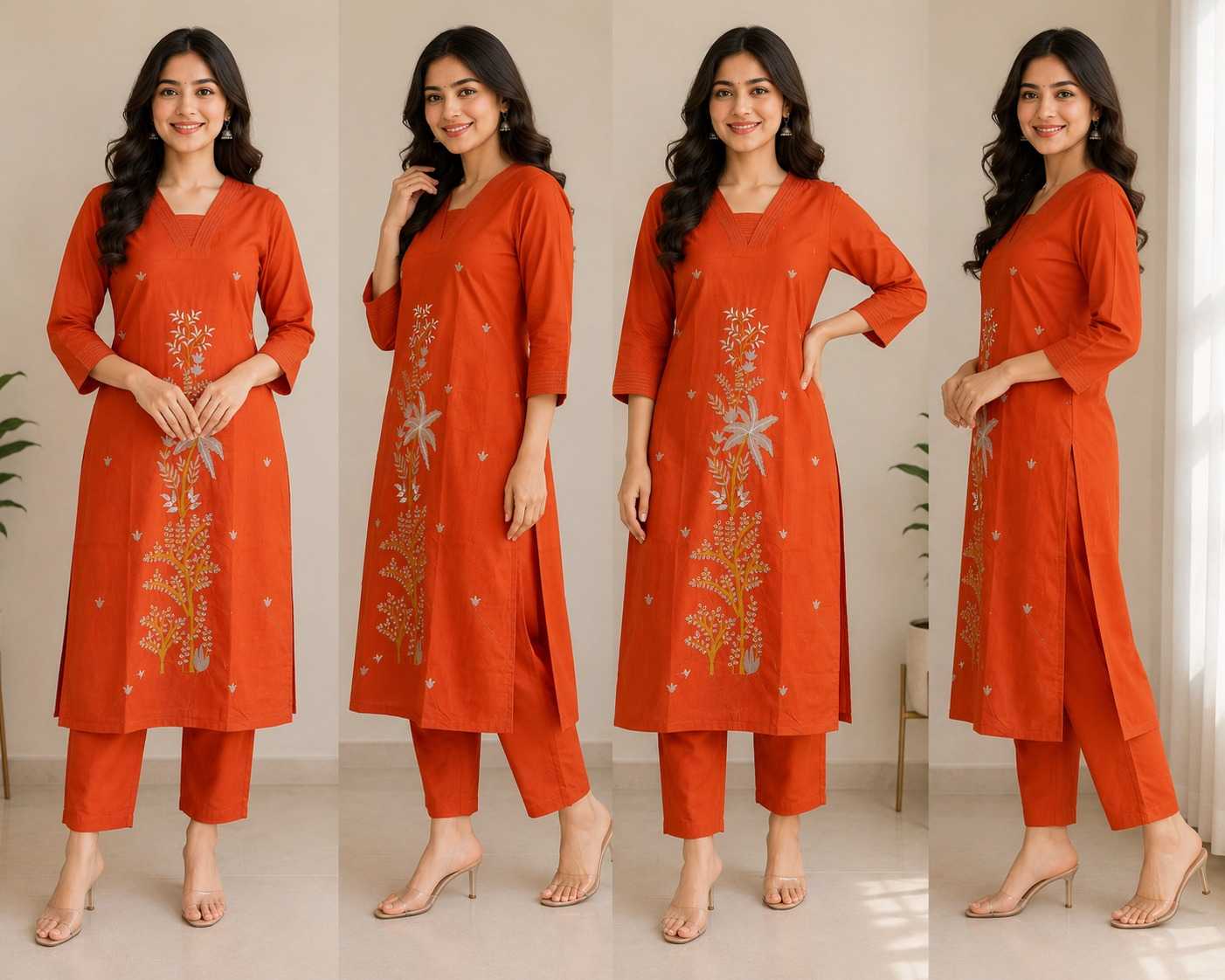 YNF Wholesale Rayon Embroidered Kurtis  | Surat Manufacturer