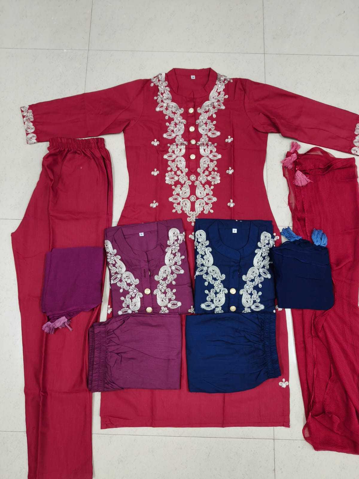YNF Wholesale Rayon Embroidered Kurtis  | Surat Manufacturer