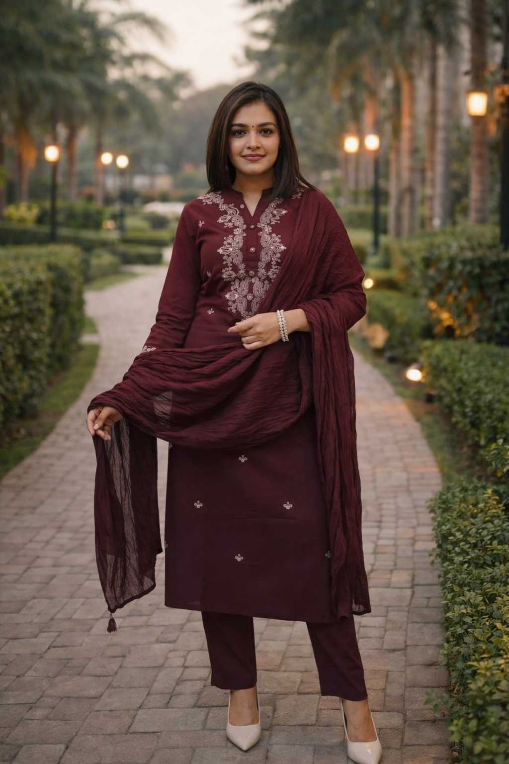 YNF Wholesale Rayon Embroidered Kurtis  | Surat Manufacturer