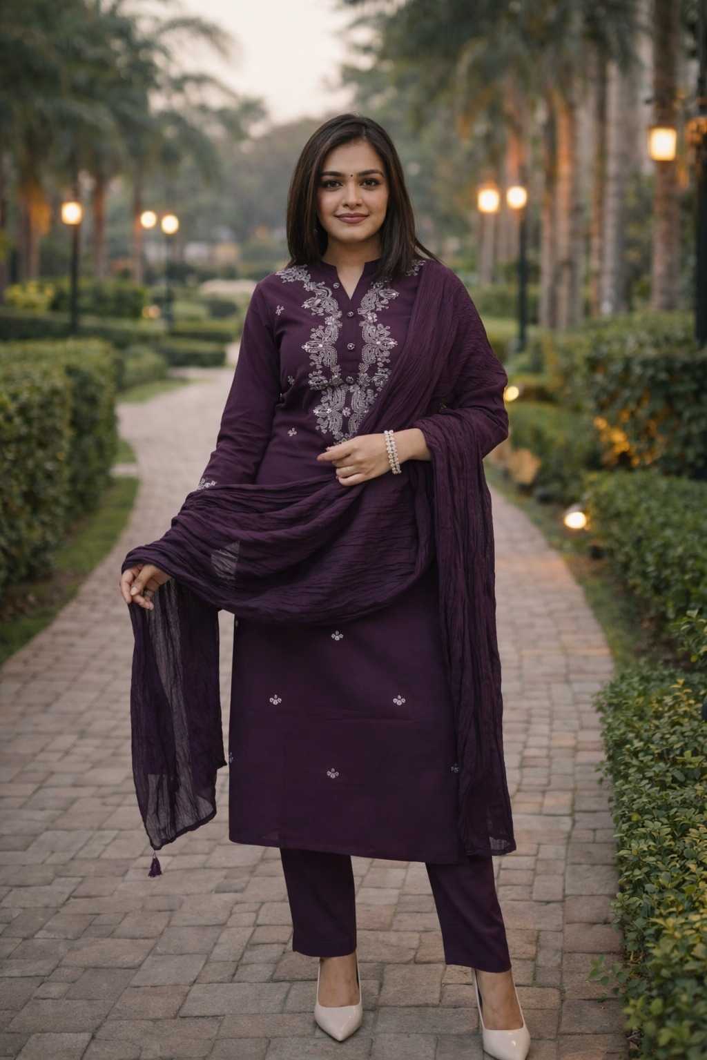 YNF Wholesale Rayon Embroidered Kurtis  | Surat Manufacturer