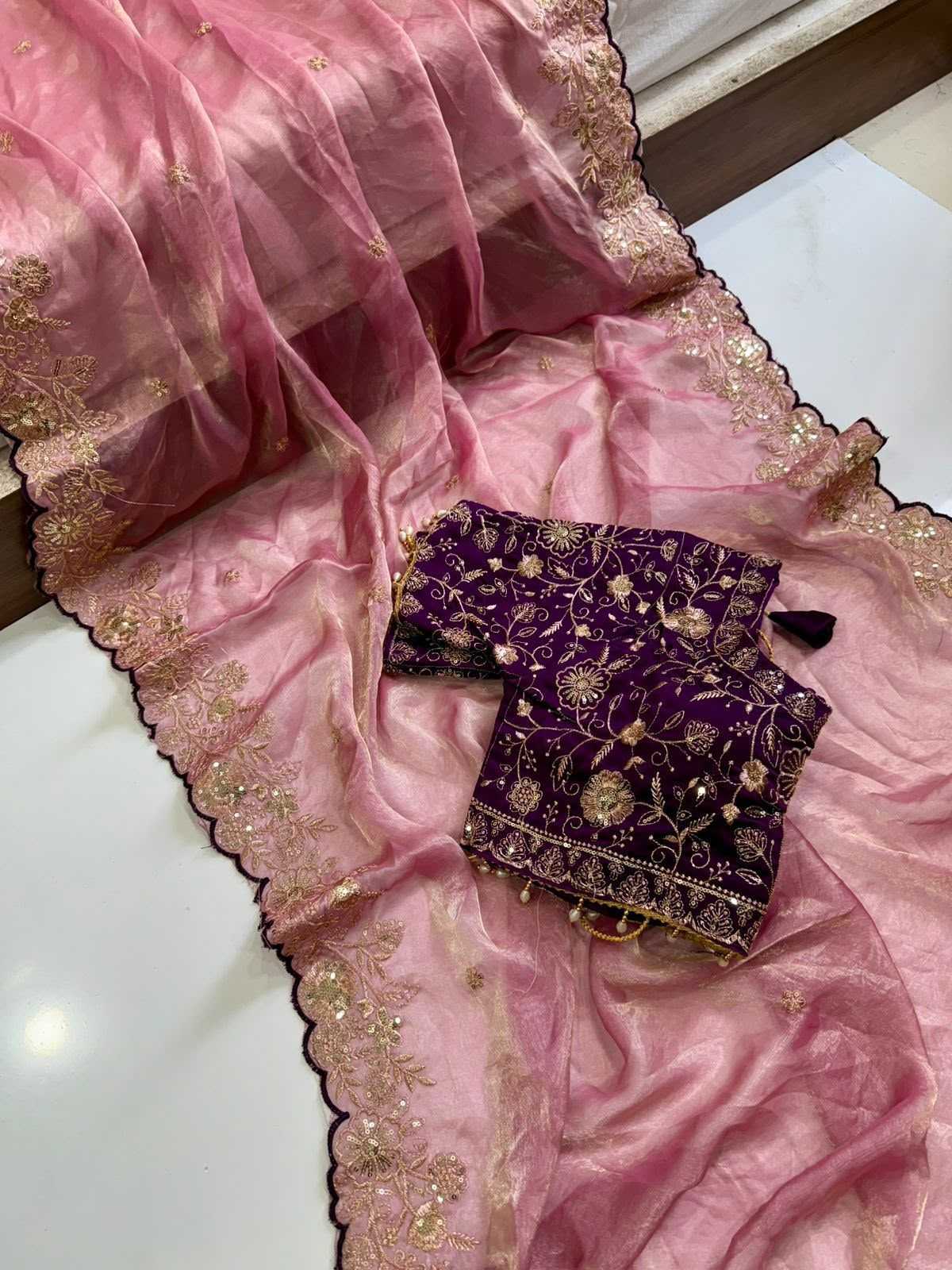 YNF Wholesale Rangoli Silk Sequin Sarees  | Surat Manufacturer