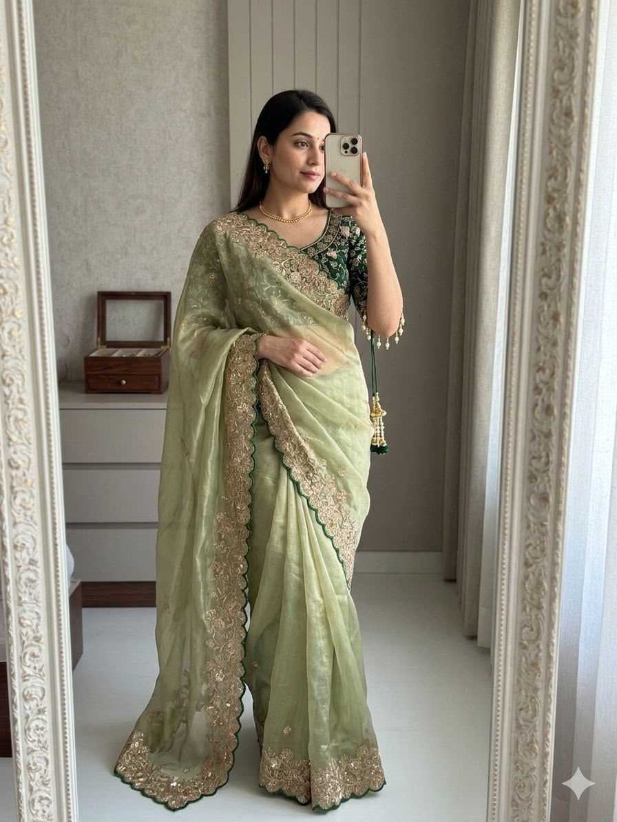 YNF Wholesale Rangoli Silk Sequin Sarees  | Surat Manufacturer