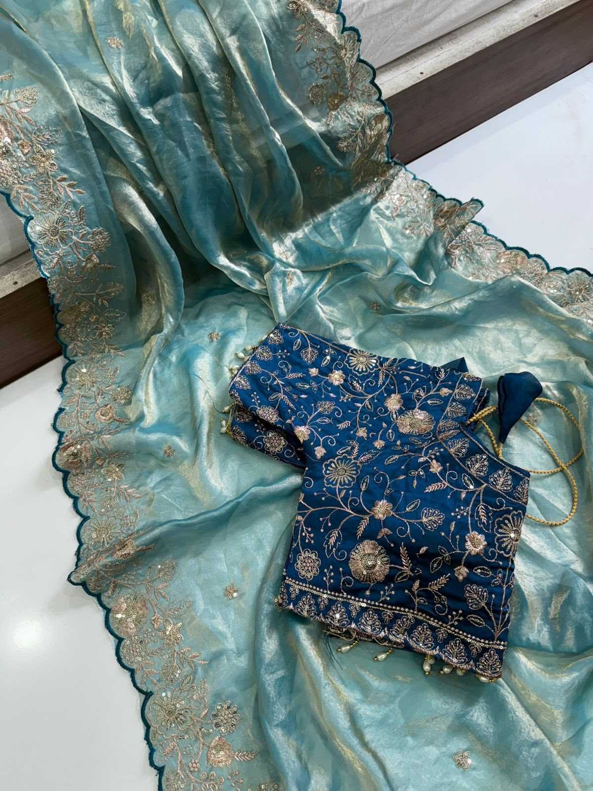 YNF Wholesale Rangoli Silk Sequin Sarees  | Surat Manufacturer