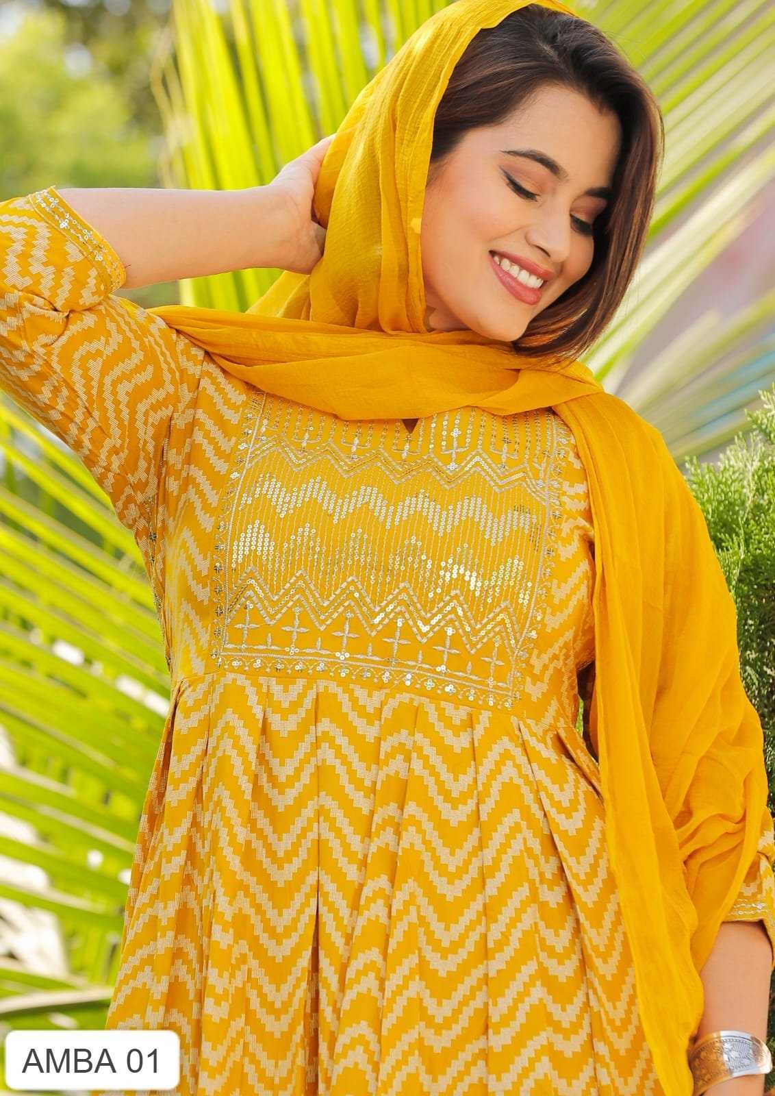 YNF Wholesale Rayon Ladies Suits  | Surat Manufacturer