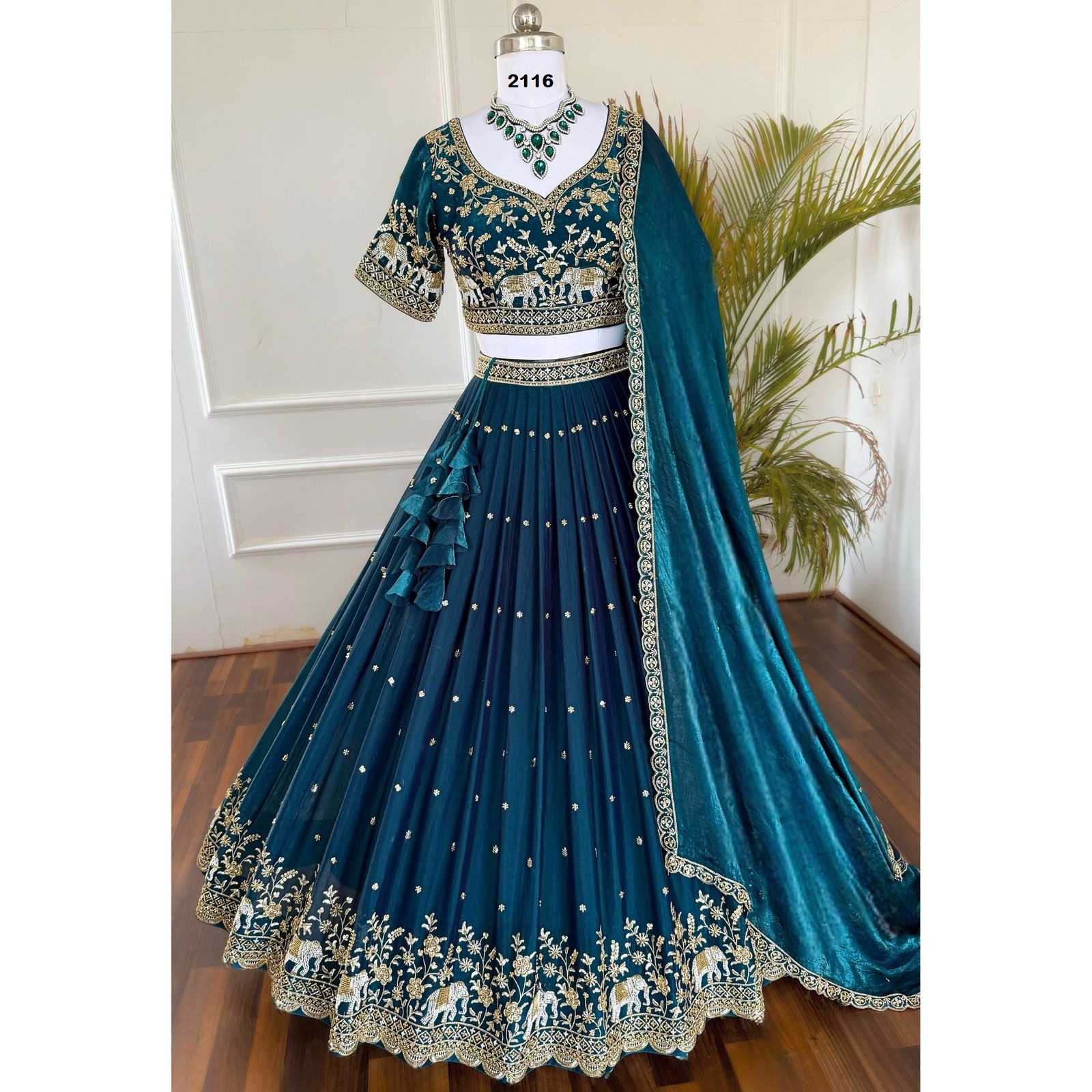 YNF Wholesale Vichitra Silk Designer Lehenga  | Surat Manufacturer