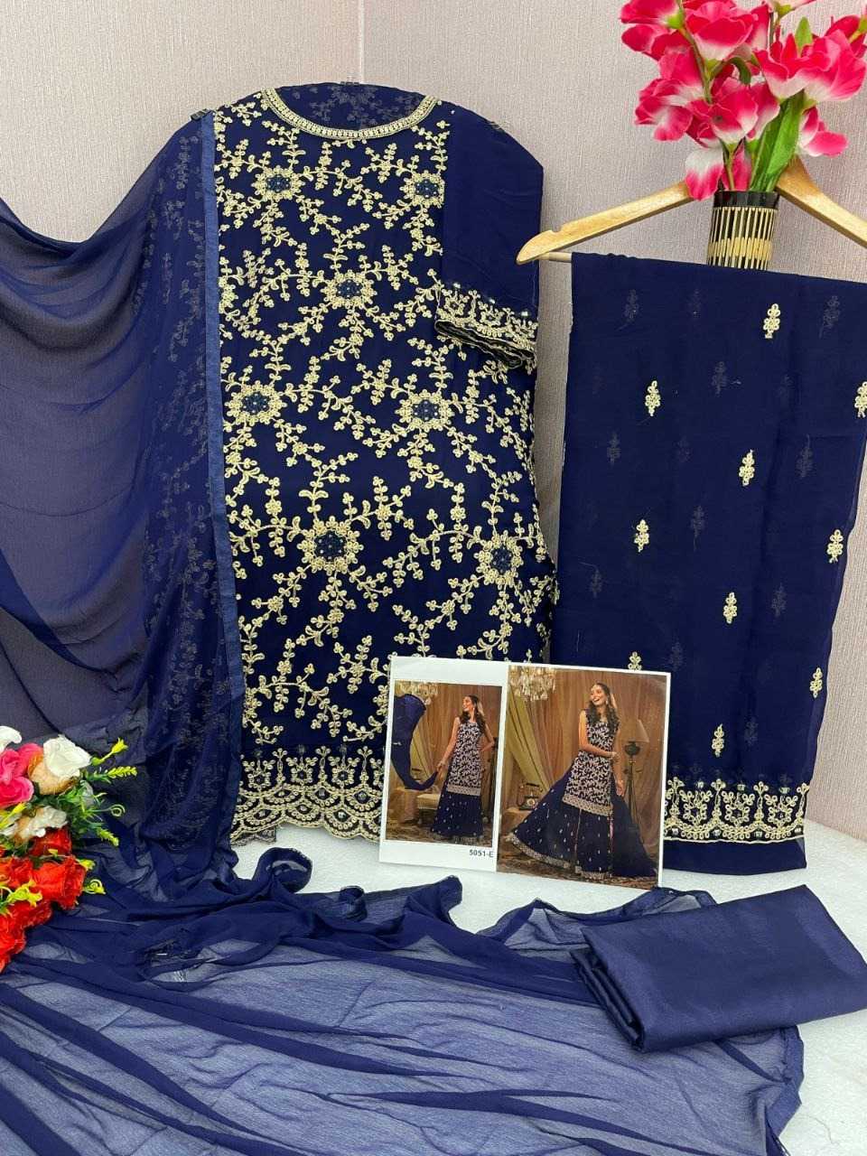YNF Wholesale Georgette Ladies Suits  | Surat Manufacturer
