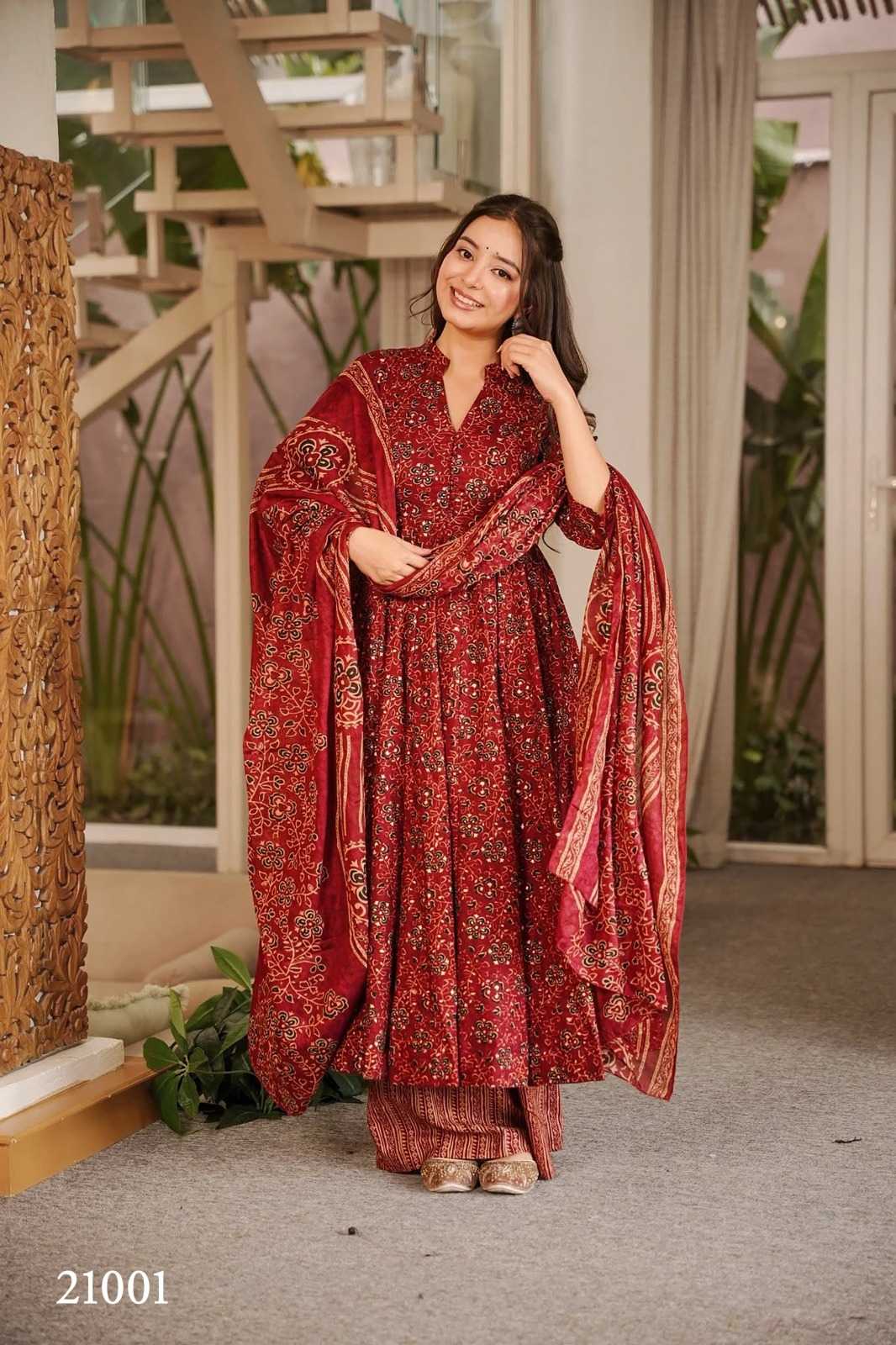 YNF Wholesale Muslin Silk Ladies Silk Suit  | Surat Manufacturer