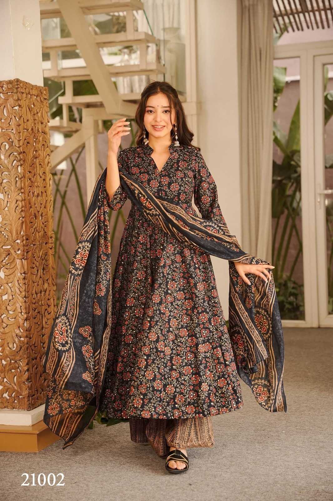YNF Wholesale Muslin Silk Ladies Silk Suit  | Surat Manufacturer