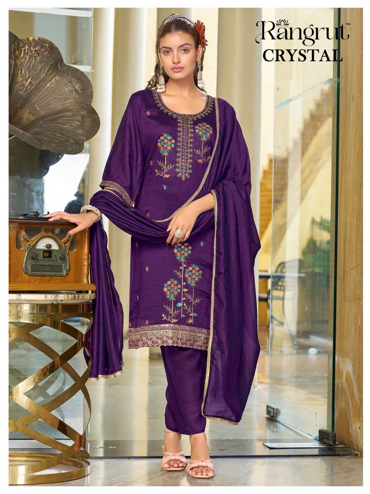 YNF Wholesale Vichitra Silk Ladies Silk Suit  | Surat Manufacturer