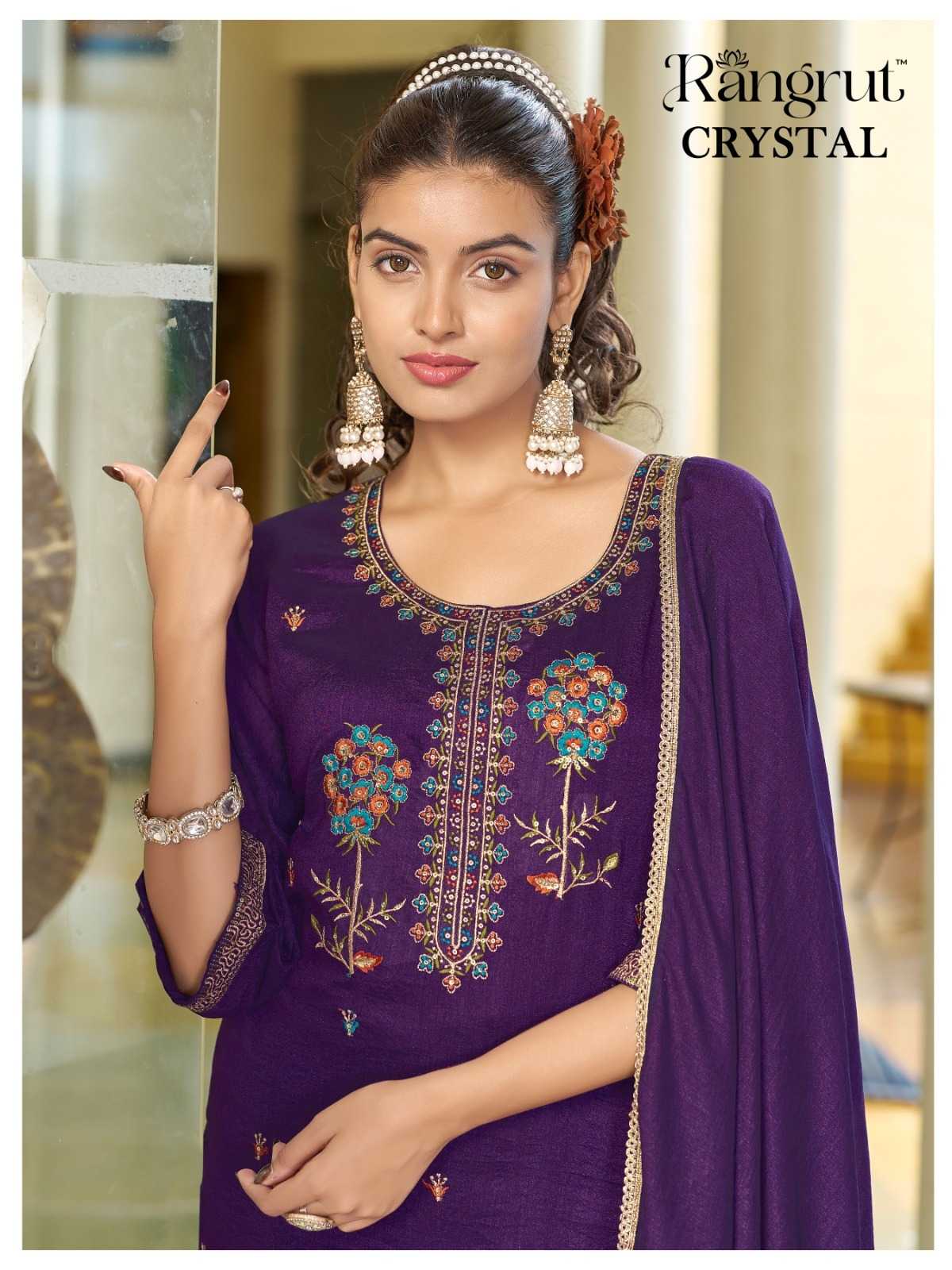 YNF Wholesale Vichitra Silk Ladies Silk Suit  | Surat Manufacturer