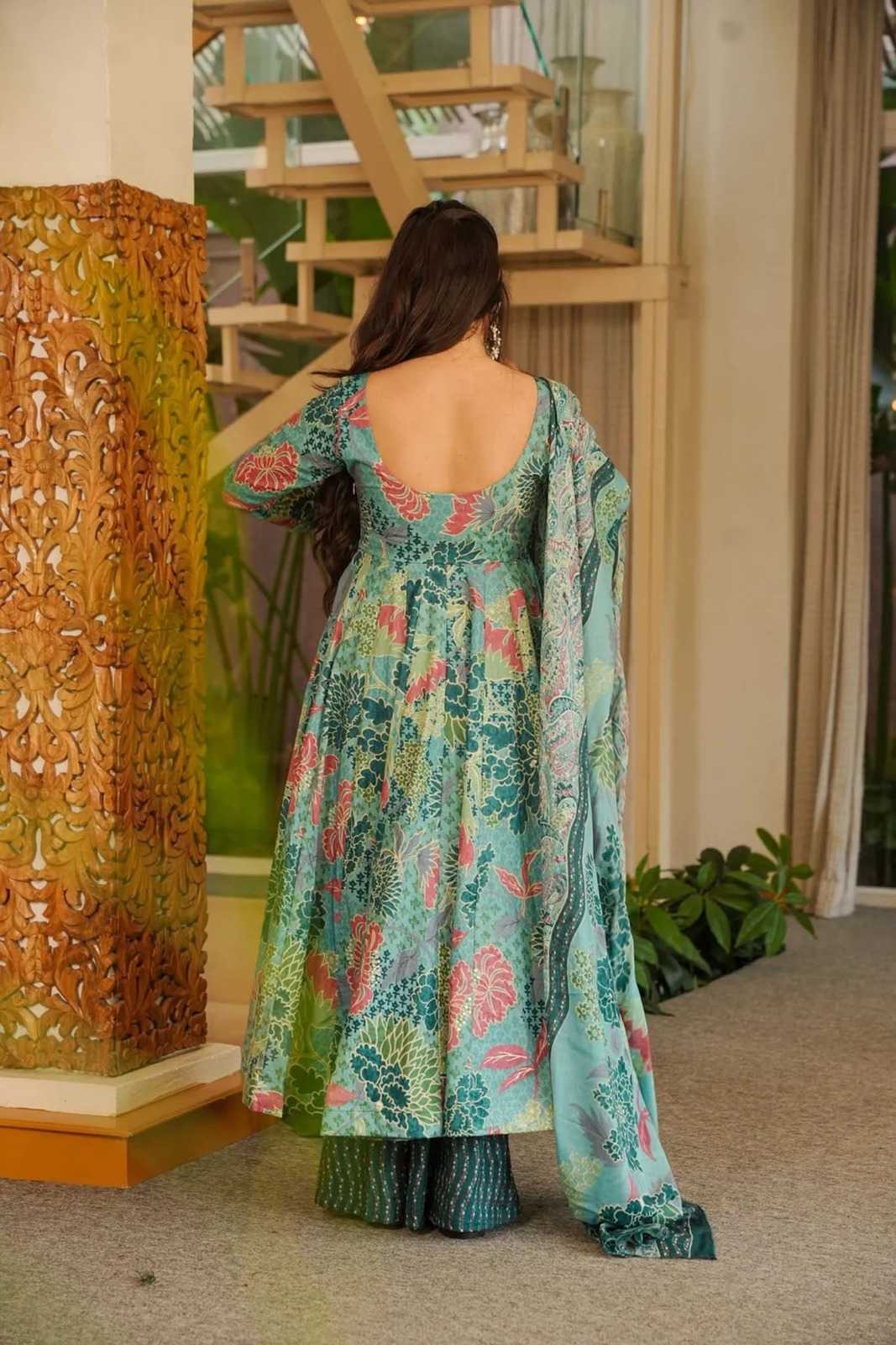 YNF Wholesale Soft Cotton Silk Palazzo Suit  | Surat Manufacturer