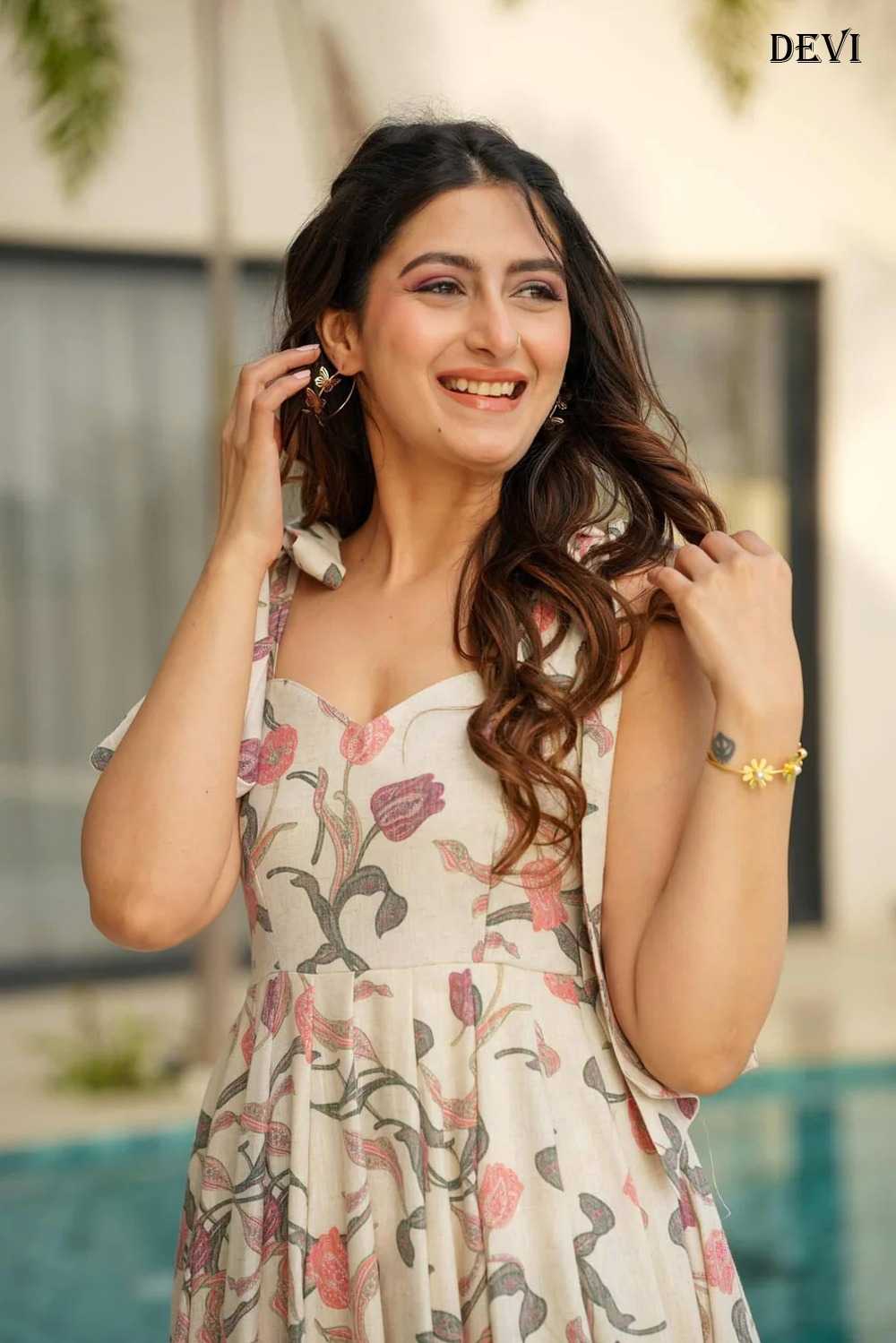 YNF Wholesale Cotton Cambric Printed Gowns  | Surat Manufacturer