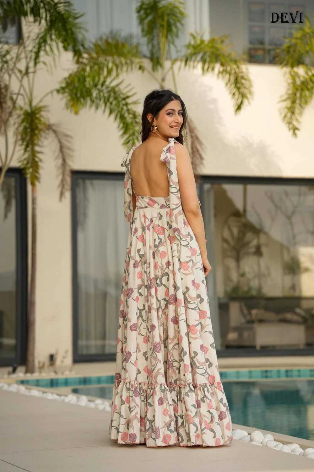 YNF Wholesale Cotton Cambric Printed Gowns  | Surat Manufacturer