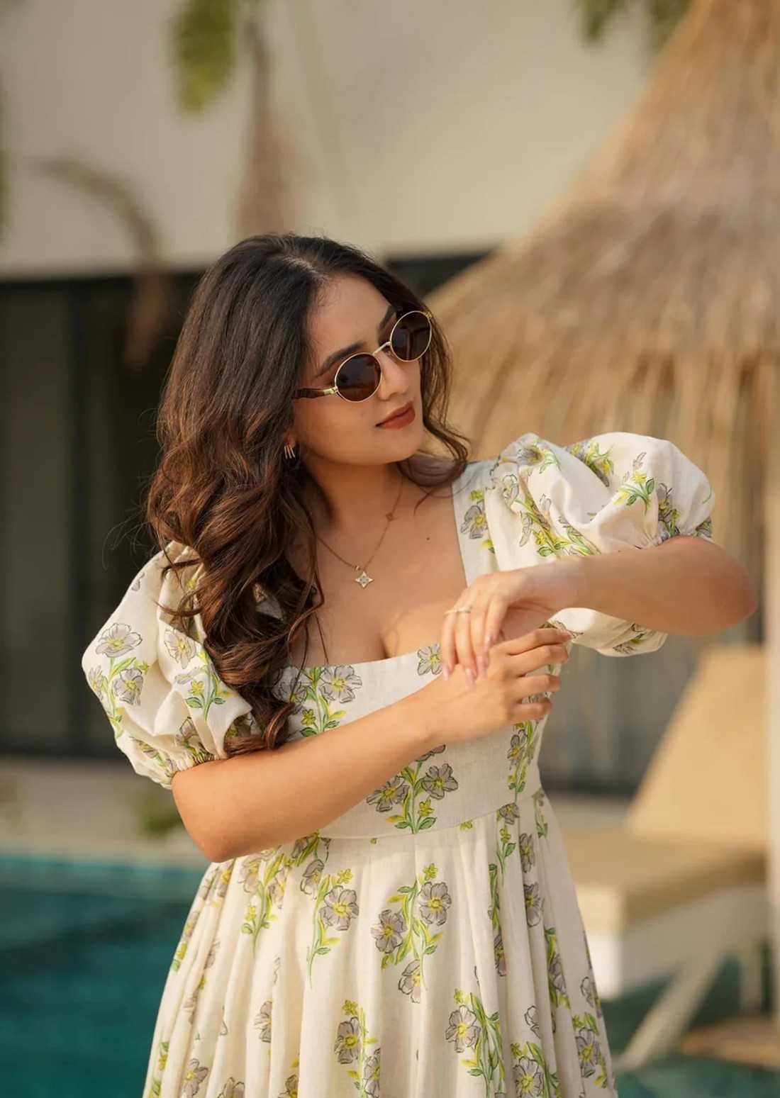 YNF Wholesale Cotton Cambric Printed Gowns  | Surat Manufacturer