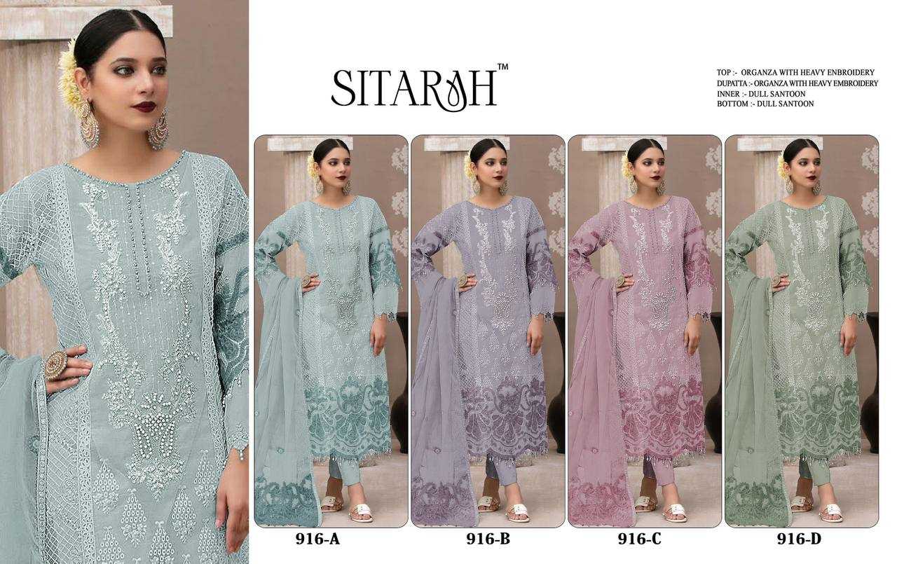 YNF Wholesale Organza Silk Ladies Silk Suit KESH744 SITARAH 916 | Surat Manufacturer