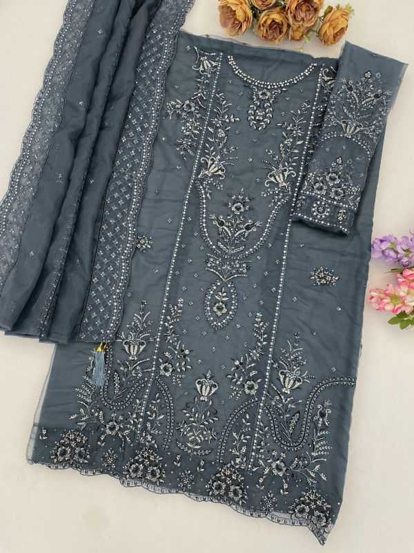 YNF Wholesale Organza Silk Ladies Silk Suit KESH744 SITARAH 923 | Surat Manufacturer