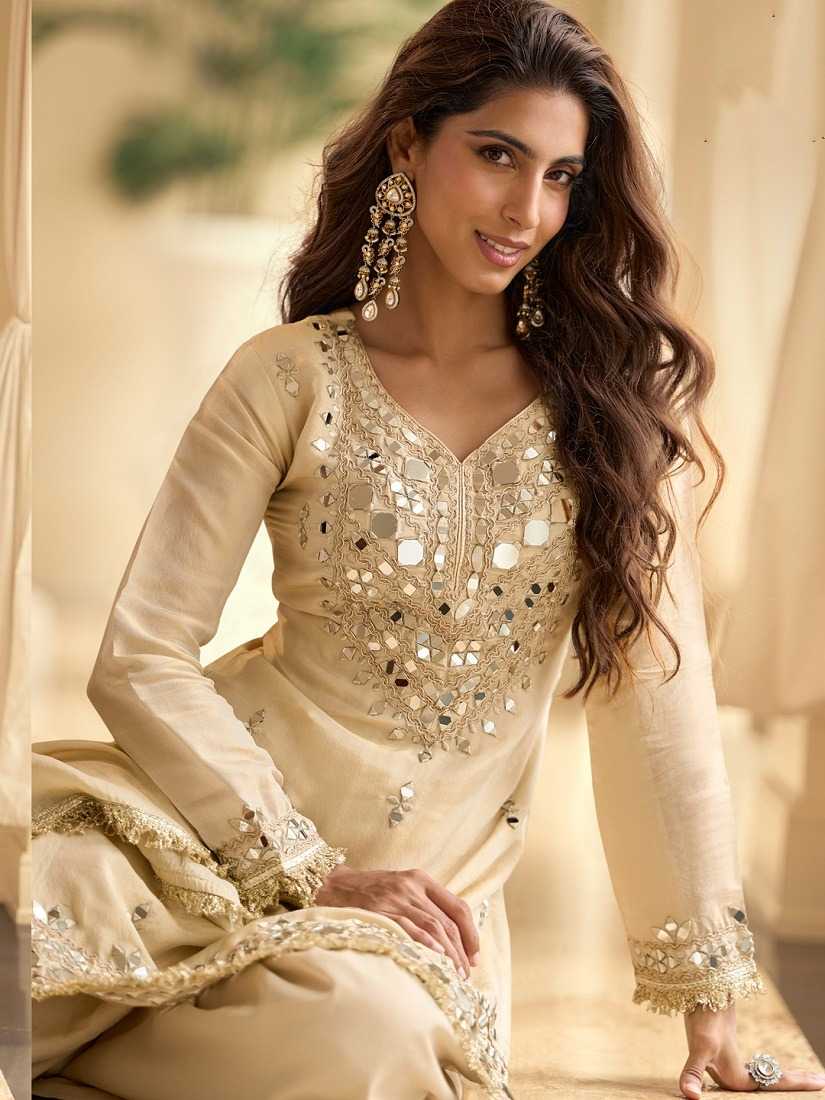YNF Wholesale Vichitra Silk Ladies Silk Suit  | Surat Manufacturer