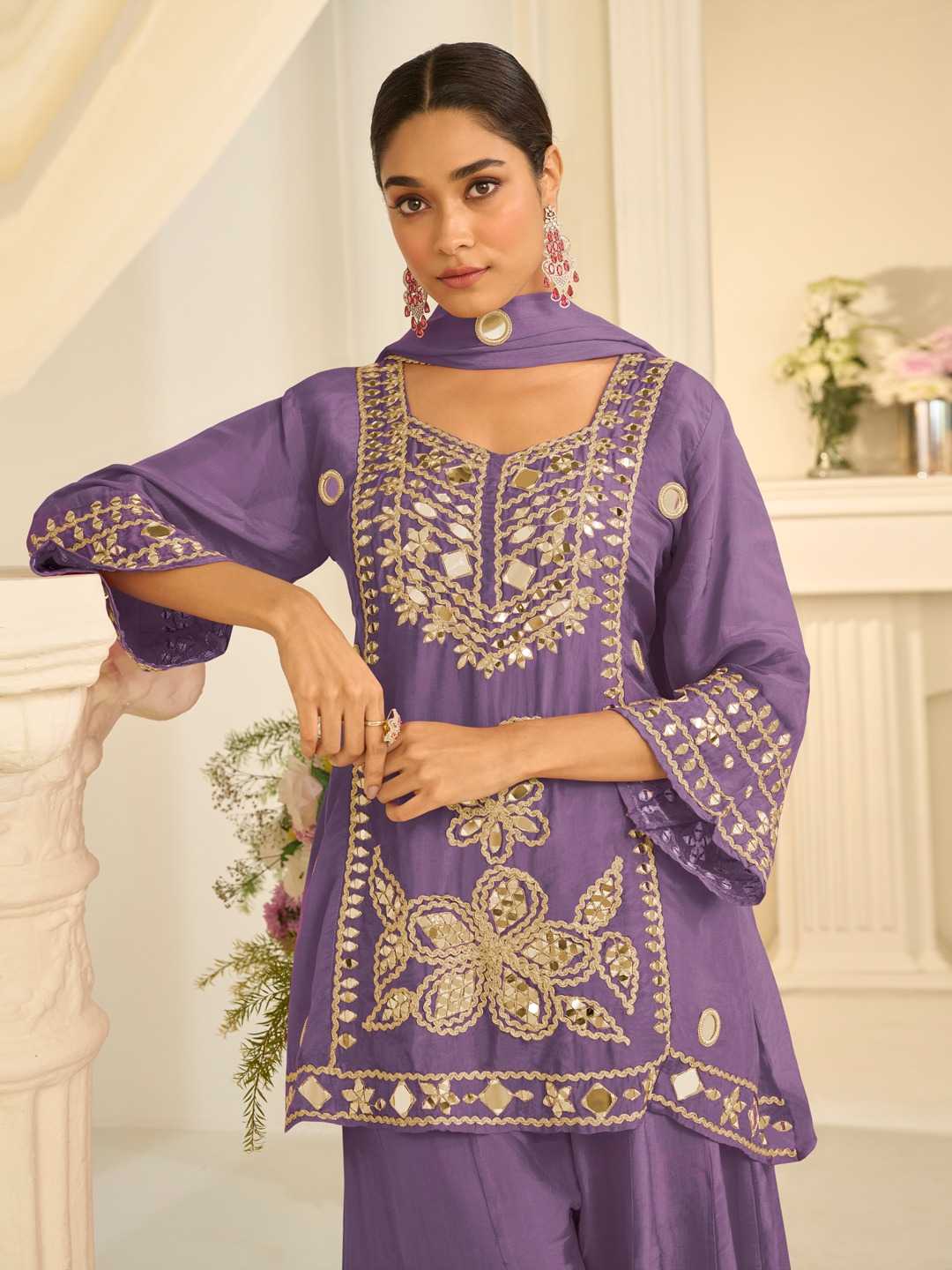 YNF Wholesale Silk Sharara Salwar Suits  | Surat Manufacturer