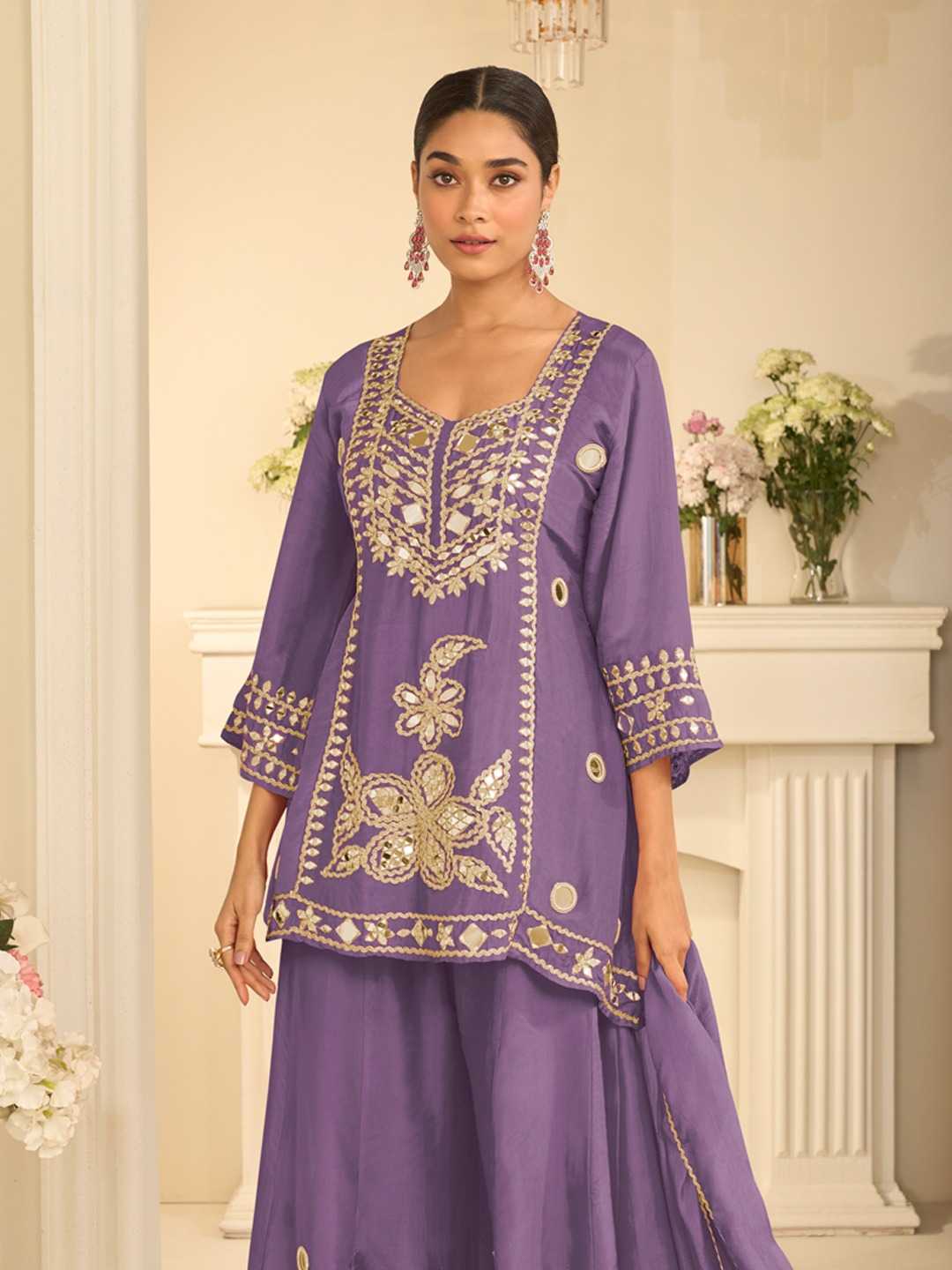 YNF Wholesale Silk Sharara Salwar Suits  | Surat Manufacturer