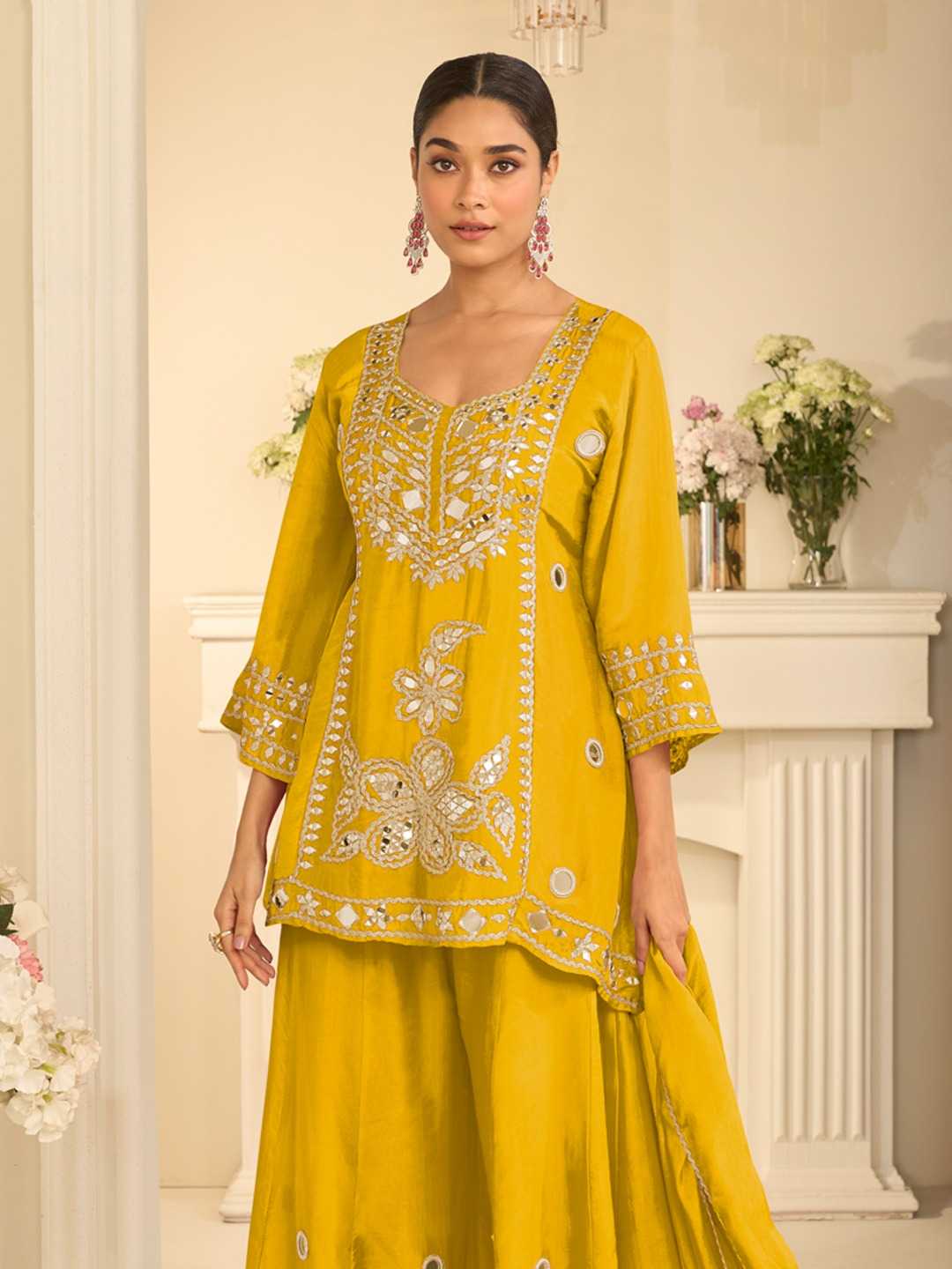 YNF Wholesale Silk Sharara Salwar Suits  | Surat Manufacturer