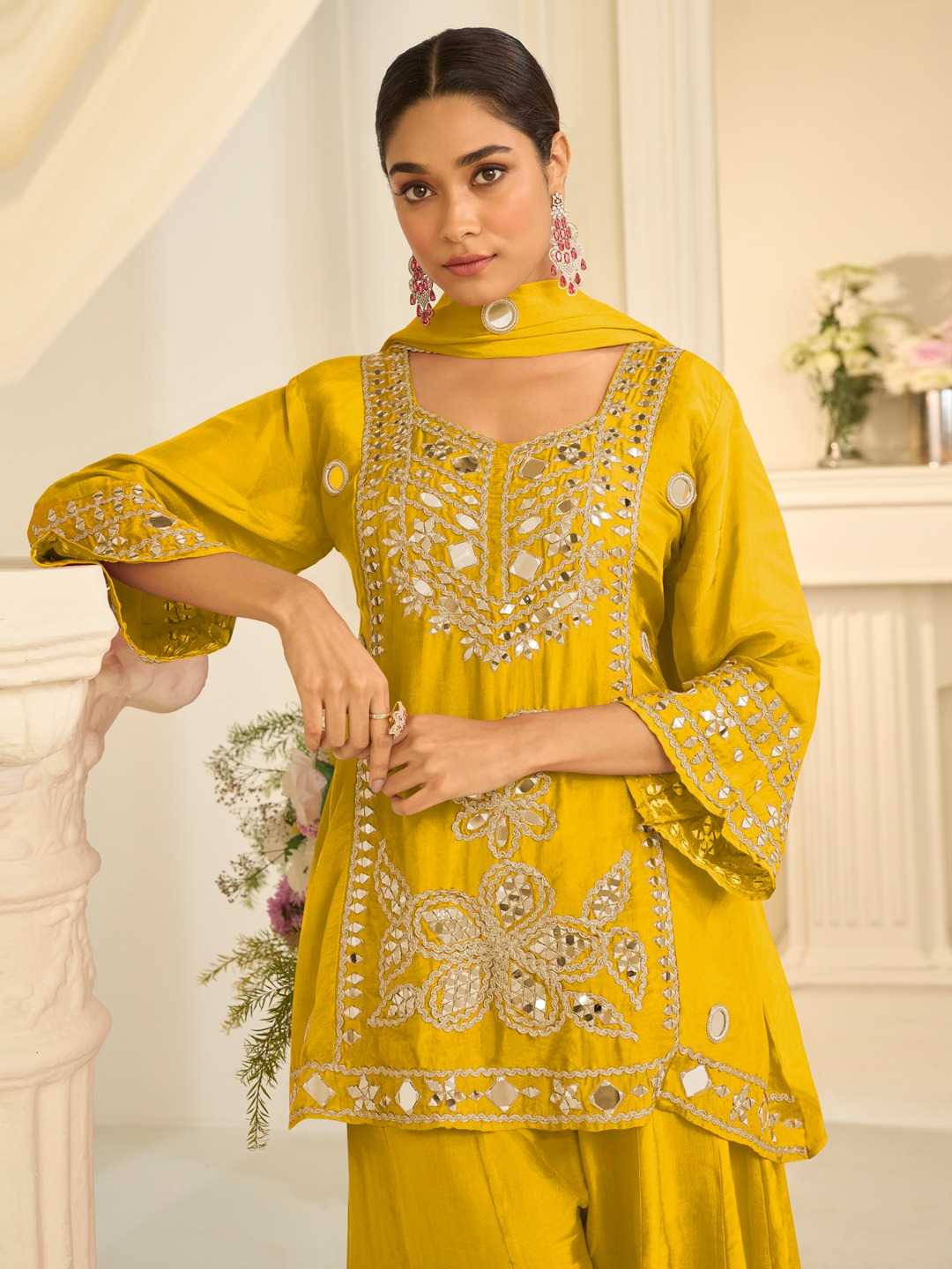 YNF Wholesale Silk Sharara Salwar Suits  | Surat Manufacturer