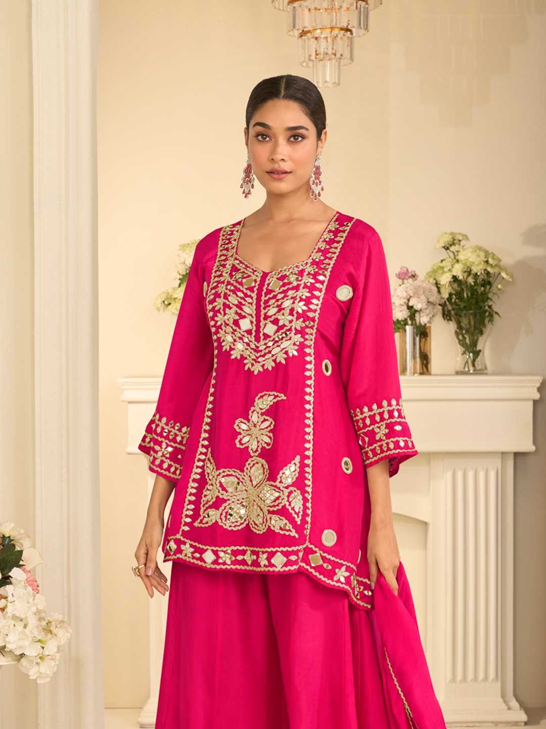 YNF Wholesale Silk Sharara Salwar Suits  | Surat Manufacturer