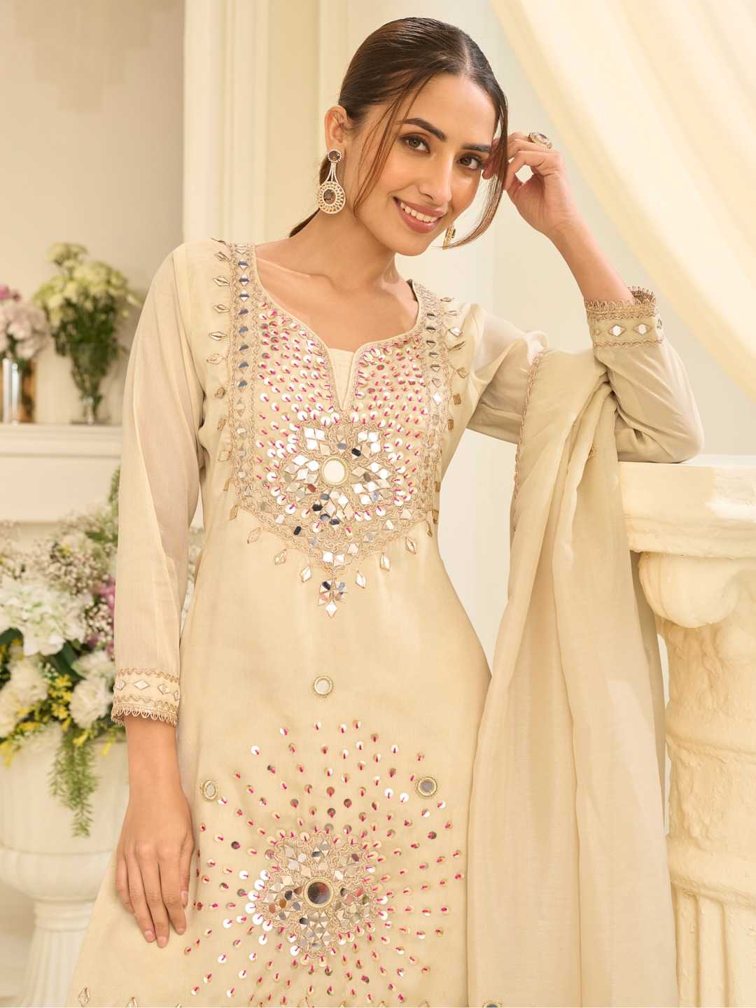 YNF Wholesale Silk Embroidery Suits  | Surat Manufacturer