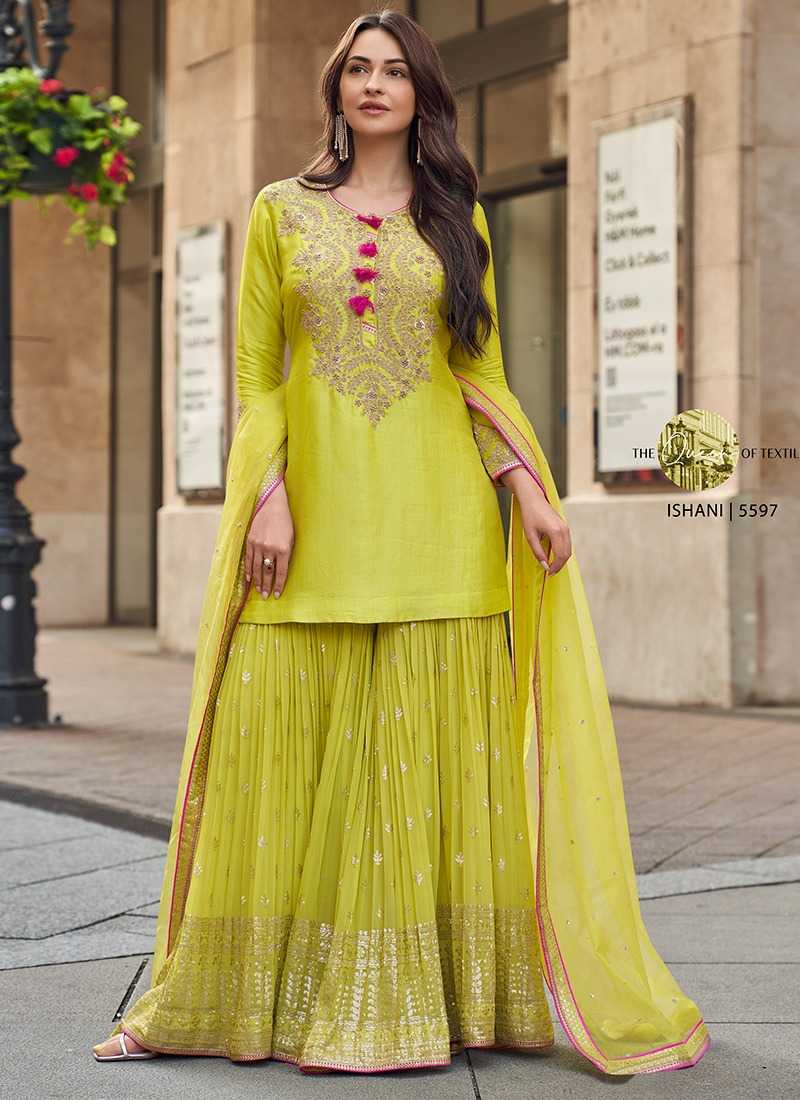 YNF Wholesale Vichitra Silk Designer Kurtis  | Surat Manufacturer
