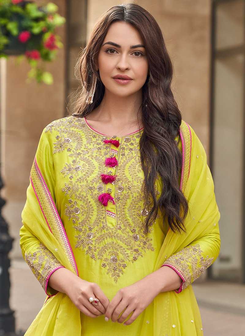YNF Wholesale Vichitra Silk Designer Kurtis  | Surat Manufacturer