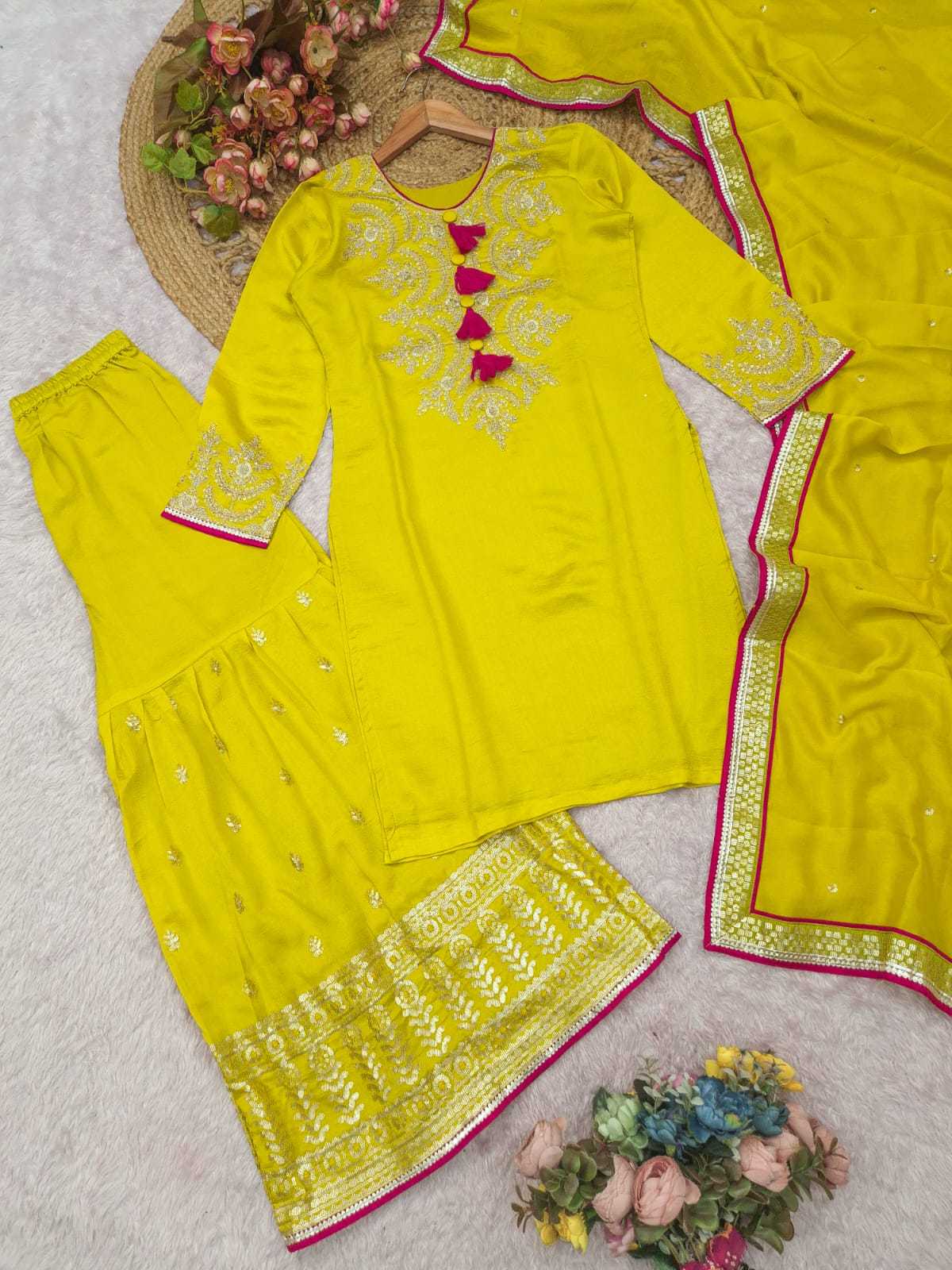 YNF Wholesale Vichitra Silk Designer Kurtis  | Surat Manufacturer