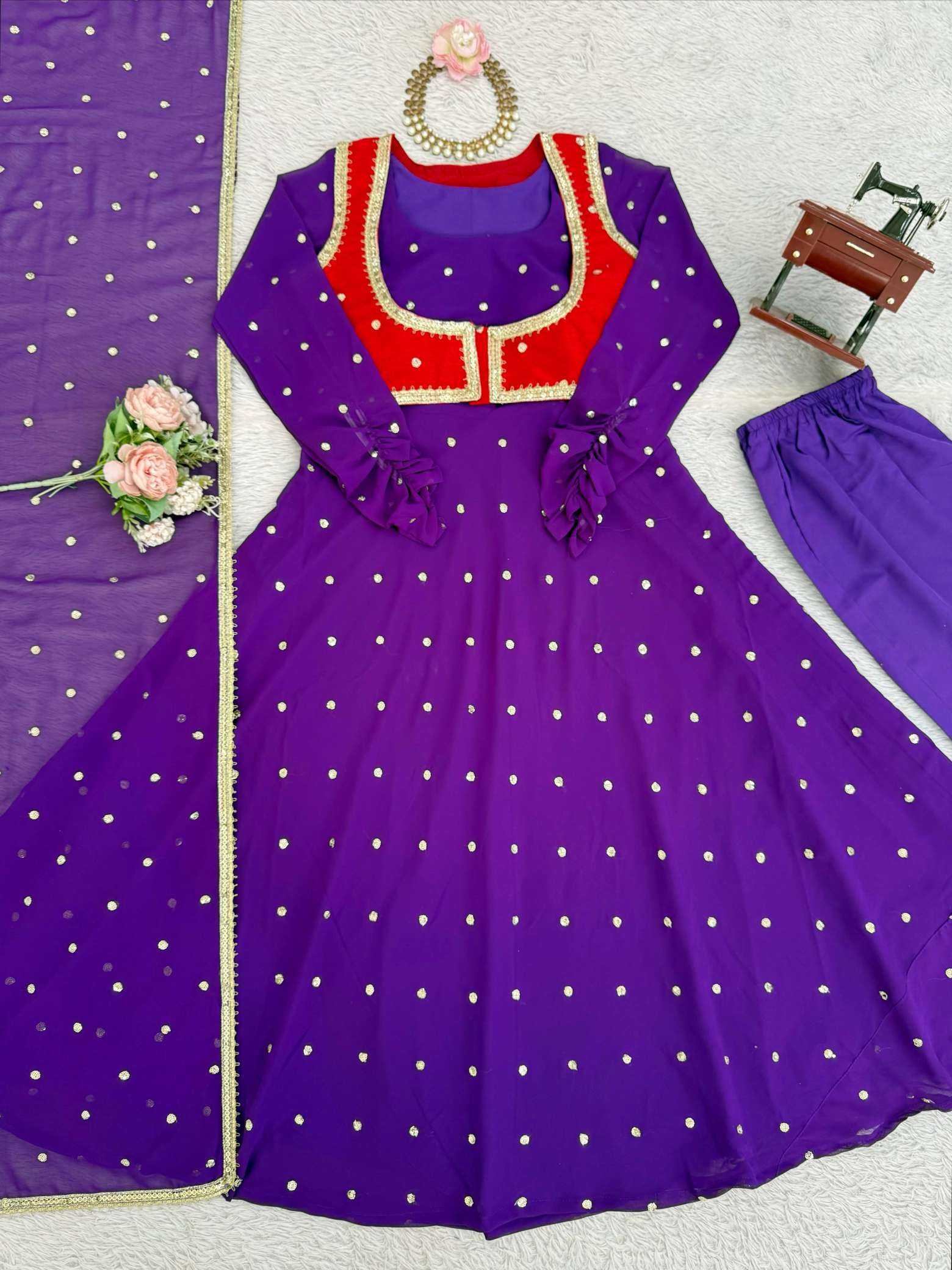 YNF Wholesale Faux Georgette Georgette Suit  | Surat Manufacturer