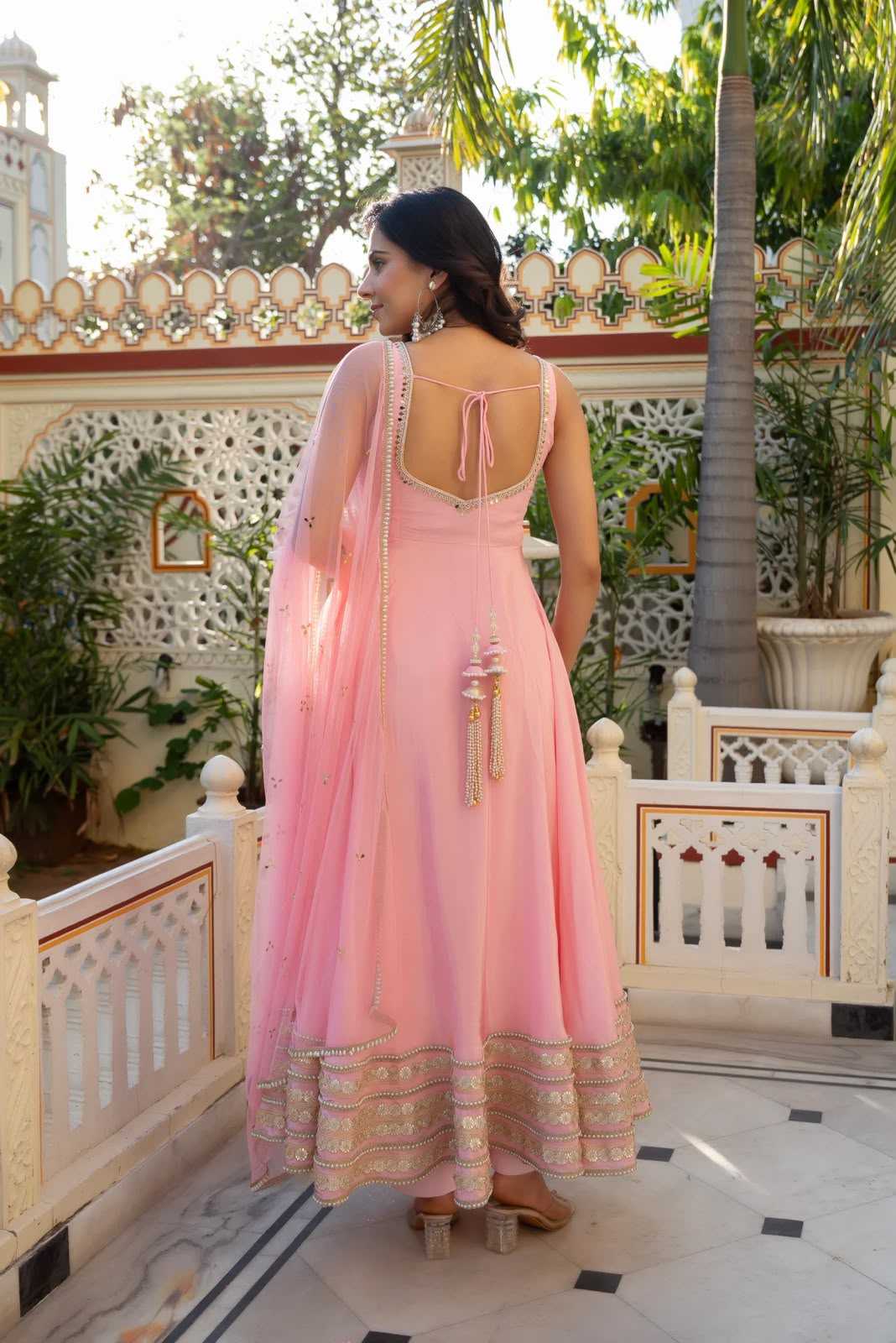 YNF Wholesale Crepe Anarkali Gown  | Surat Manufacturer