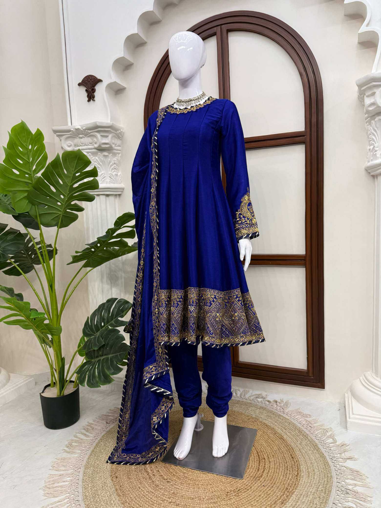 YNF Wholesale Chinon Patiala Suits  | Surat Manufacturer