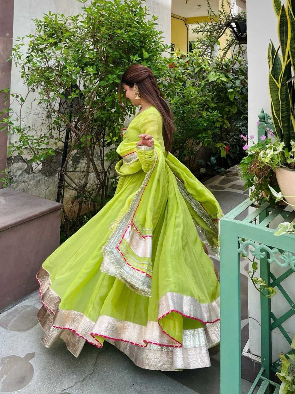 YNF Wholesale Organza Silk Silk Lehenga  | Surat Manufacturer
