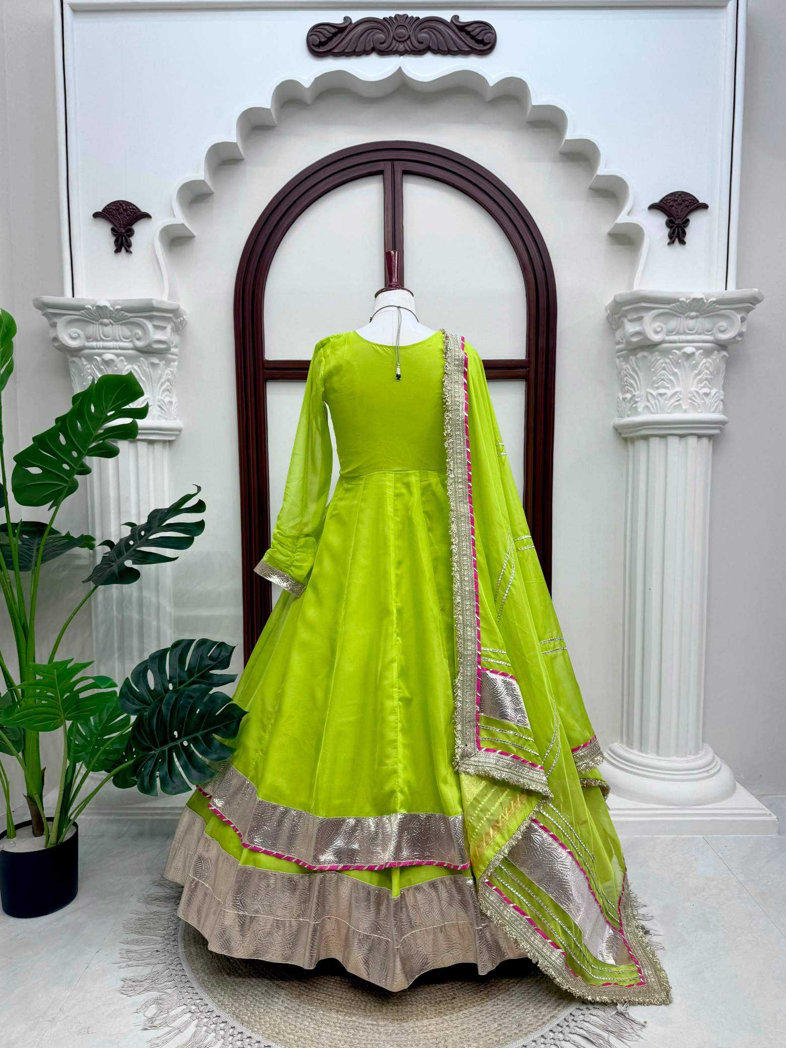 YNF Wholesale Organza Silk Silk Lehenga  | Surat Manufacturer
