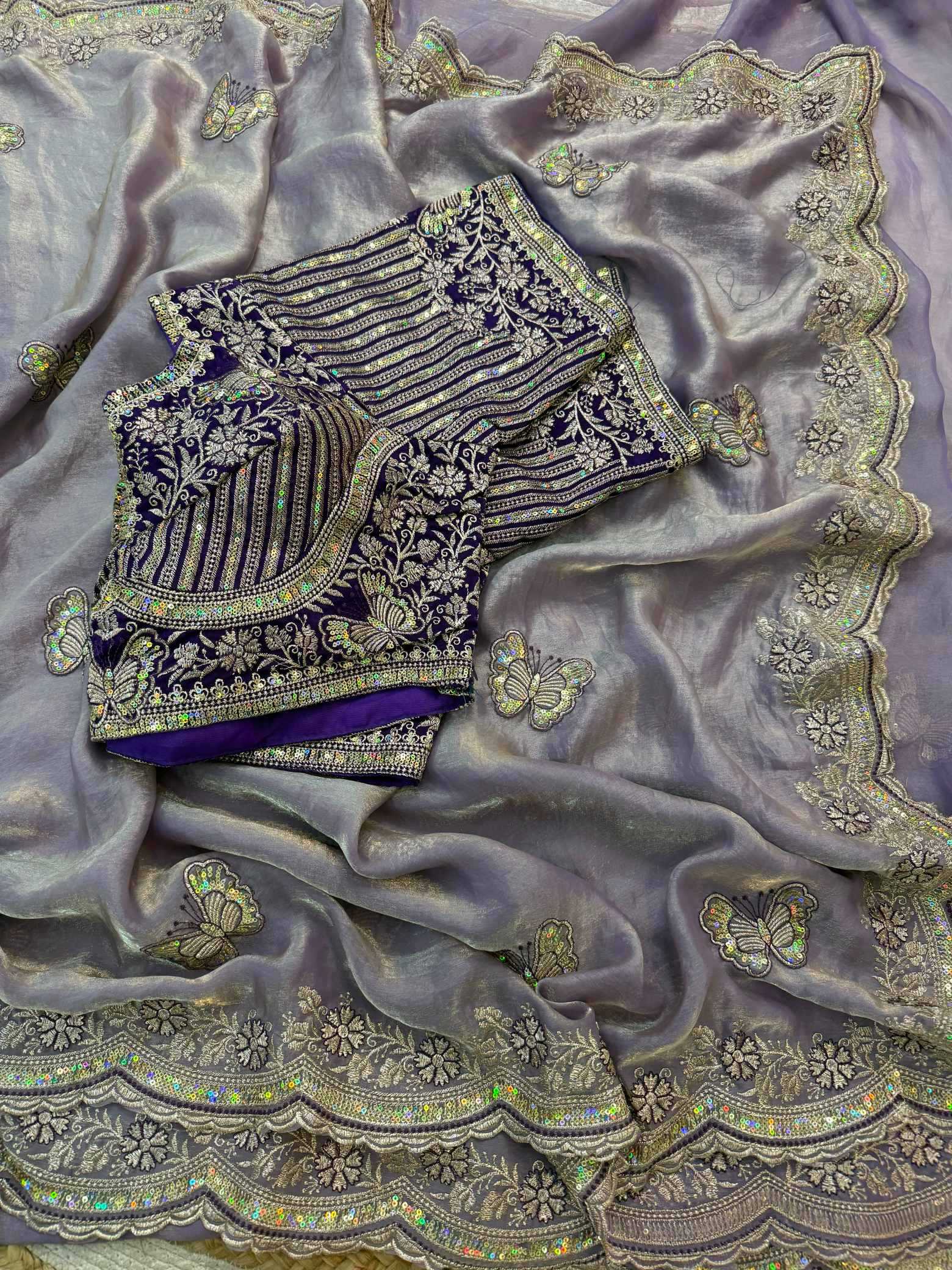 YNF Wholesale Space Silk Designer Silk Sarees  | Surat Manufacturer