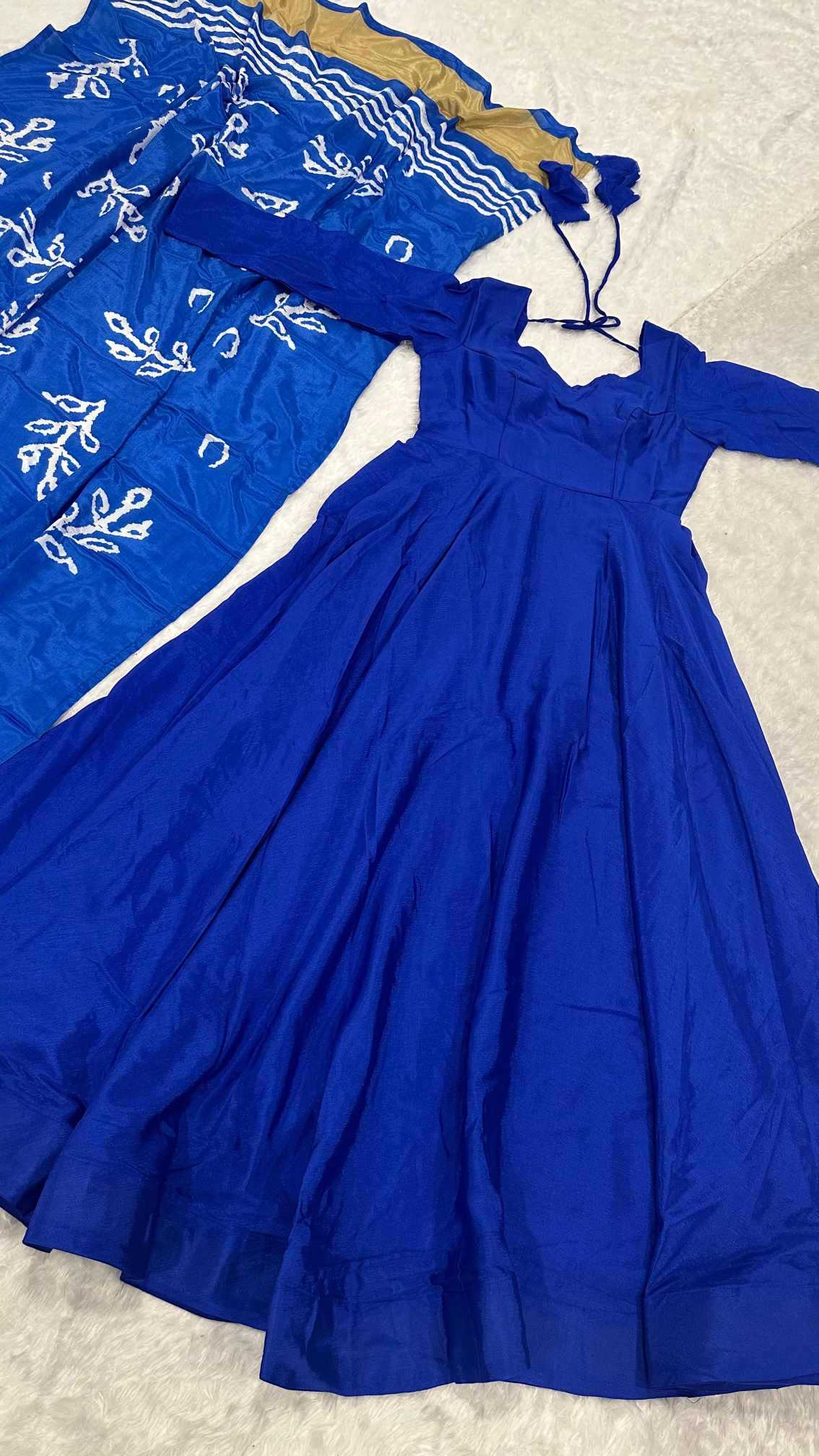 YNF Wholesale Chinon Silk Anarkali Gown  | Surat Manufacturer