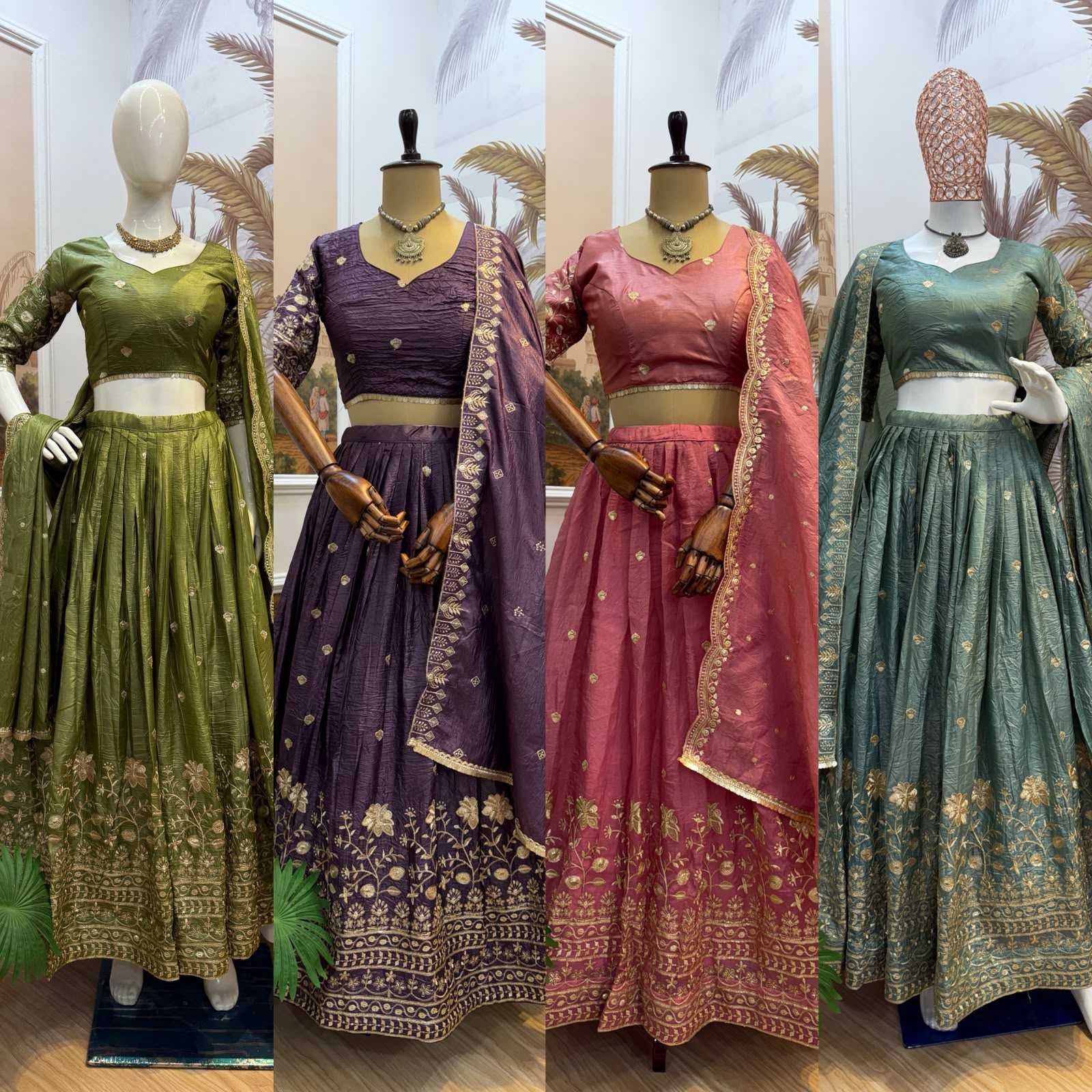 YNF Wholesale Crunchi Designer Lehenga  | Surat Manufacturer