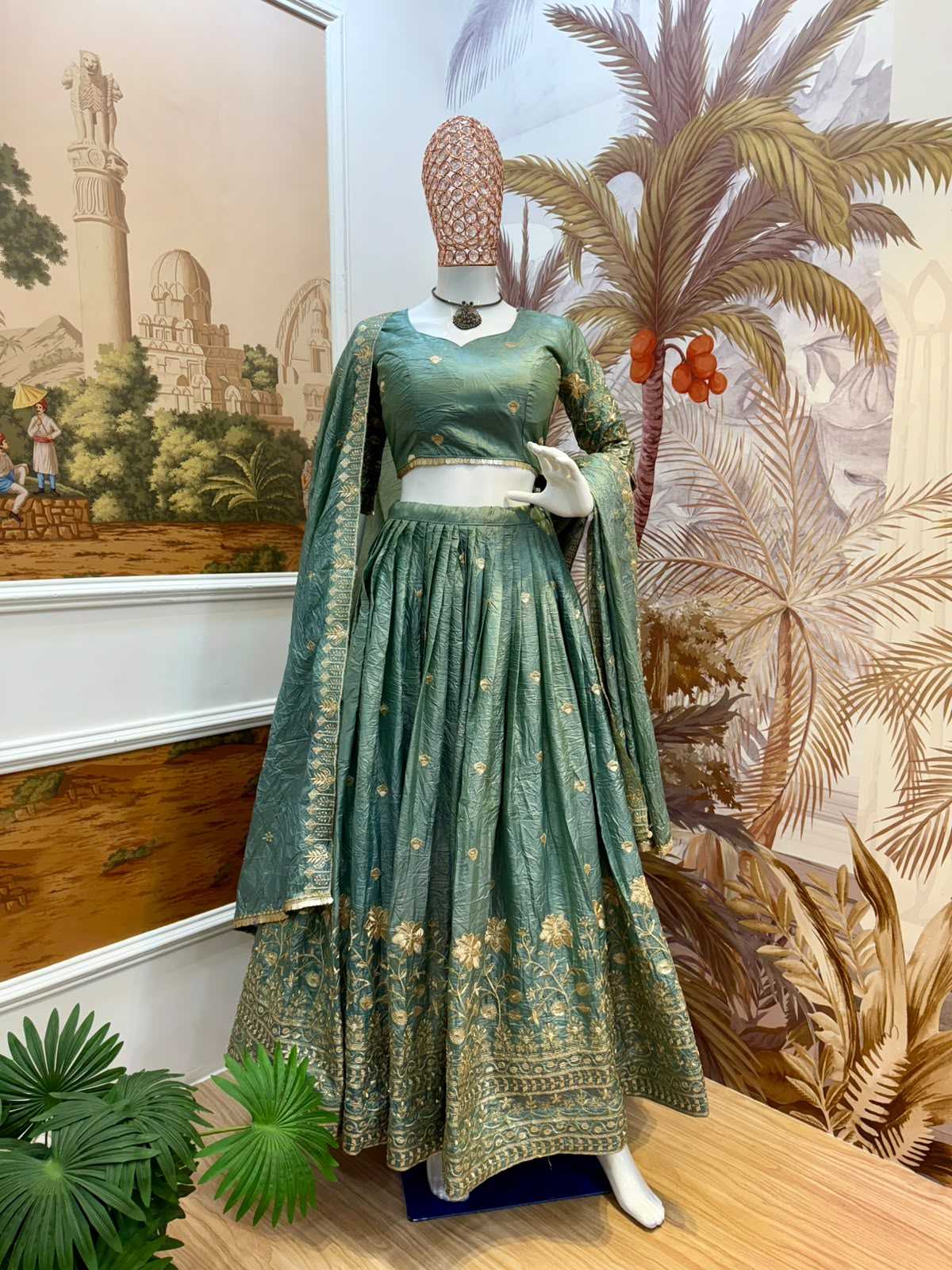 YNF Wholesale Crunchi Designer Lehenga  | Surat Manufacturer