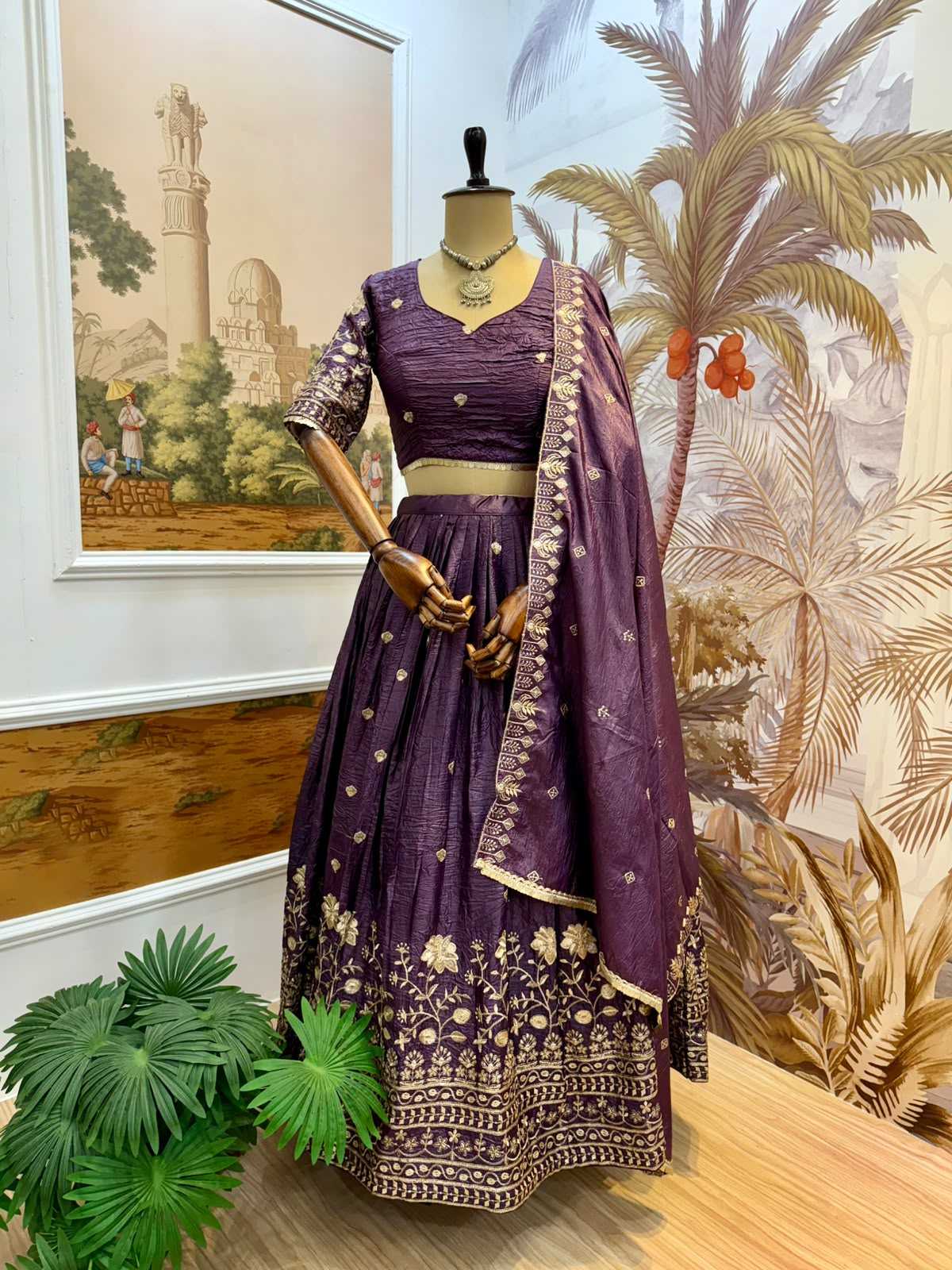 YNF Wholesale Crunchi Designer Lehenga  | Surat Manufacturer