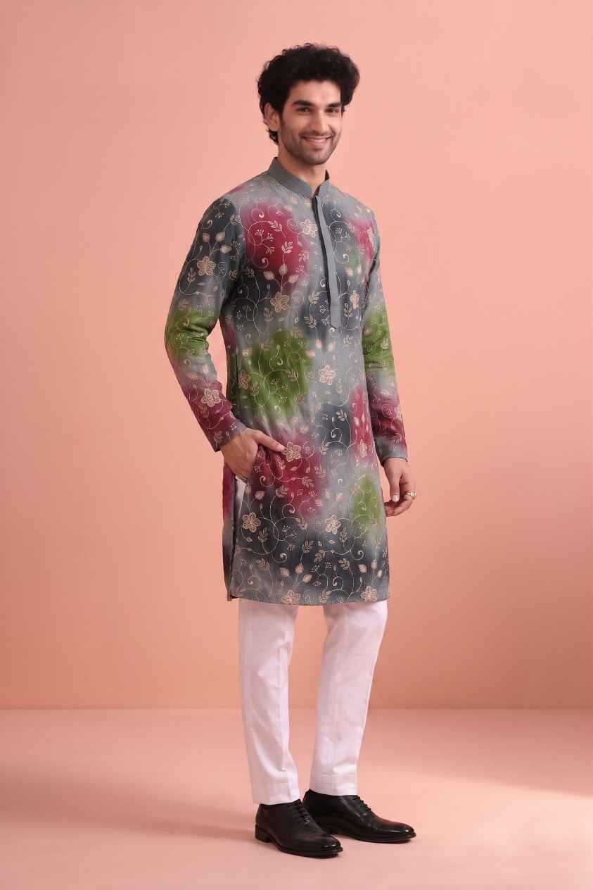 YNF Wholesale Rangoli Silk Mens Kurtas  | Surat Manufacturer