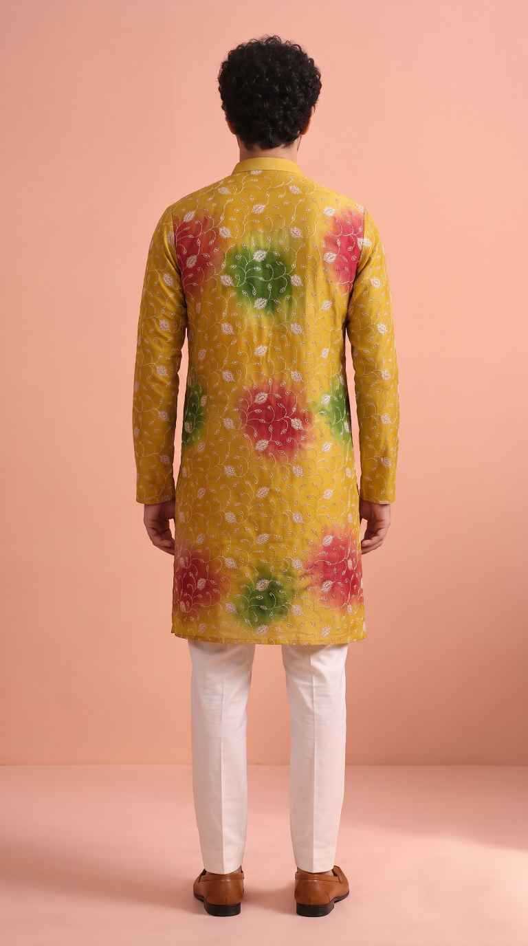 YNF Wholesale Rangoli Silk Mens Kurtas  | Surat Manufacturer