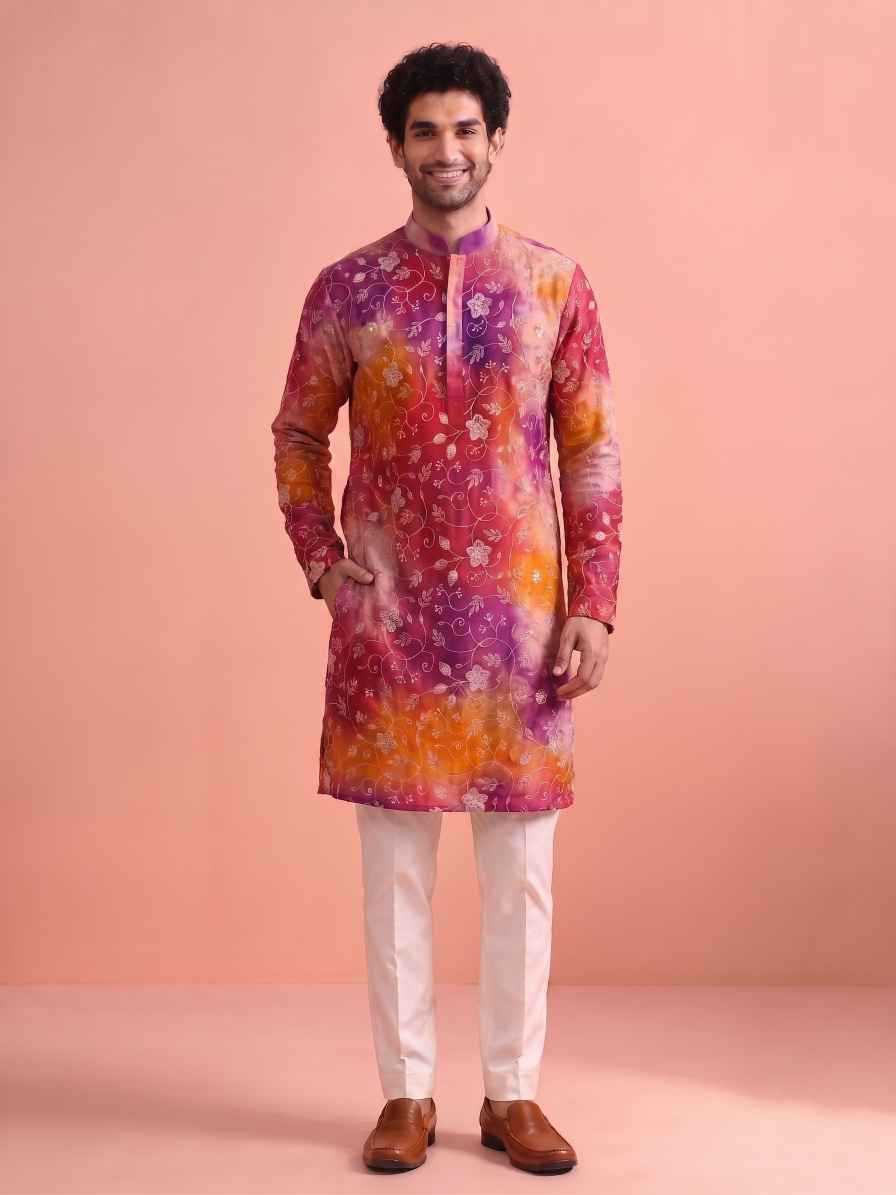 YNF Wholesale Rangoli Silk Mens Kurtas  | Surat Manufacturer