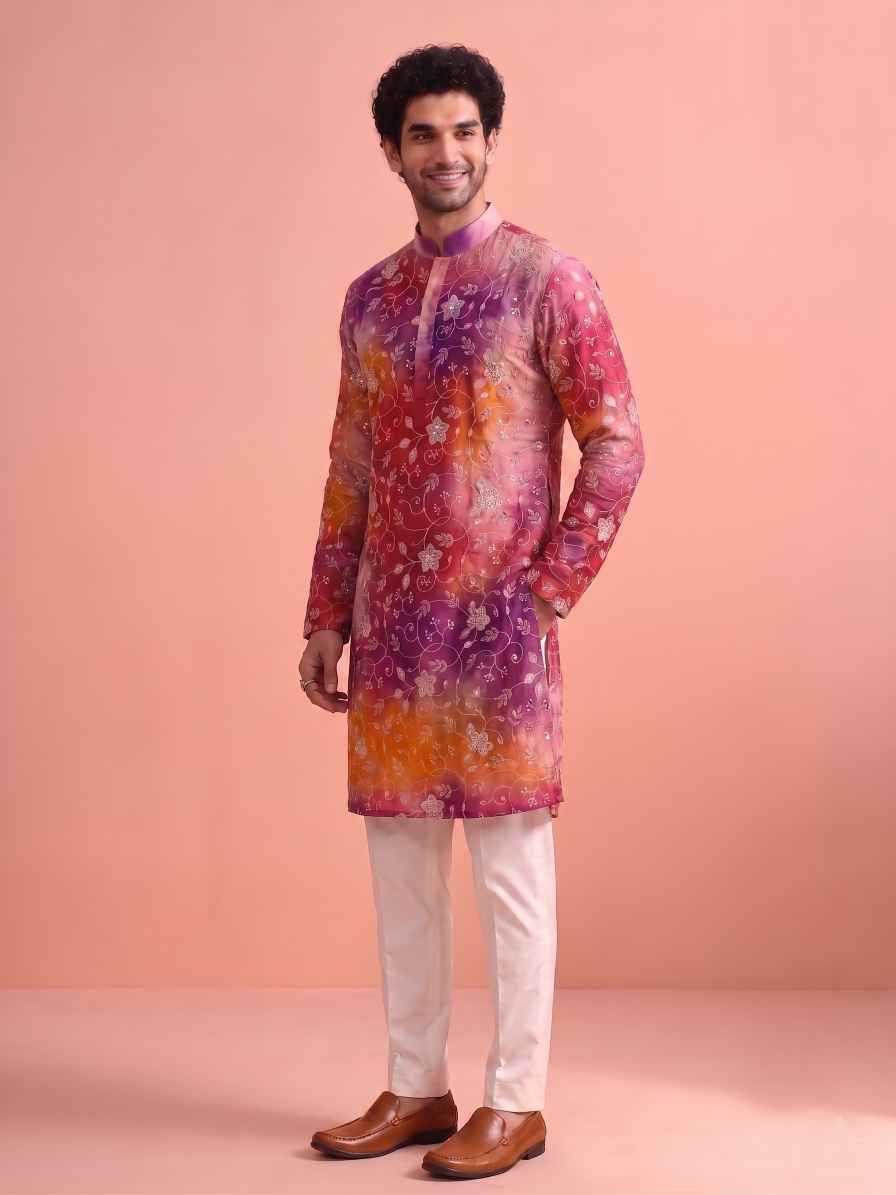 YNF Wholesale Rangoli Silk Mens Kurtas  | Surat Manufacturer