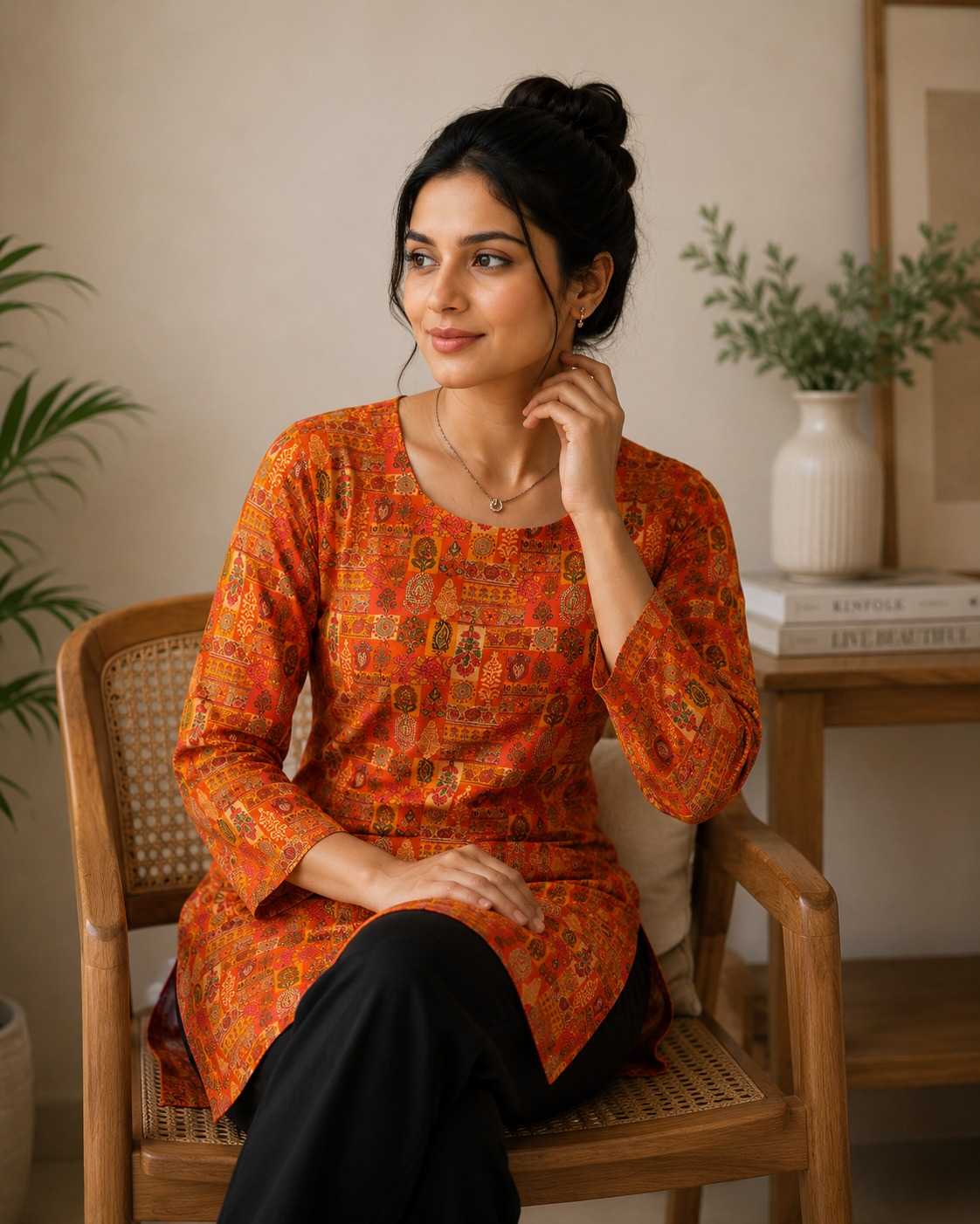YNF Wholesale Heavy Rayon Short Kurtis  | Surat Manufacturer